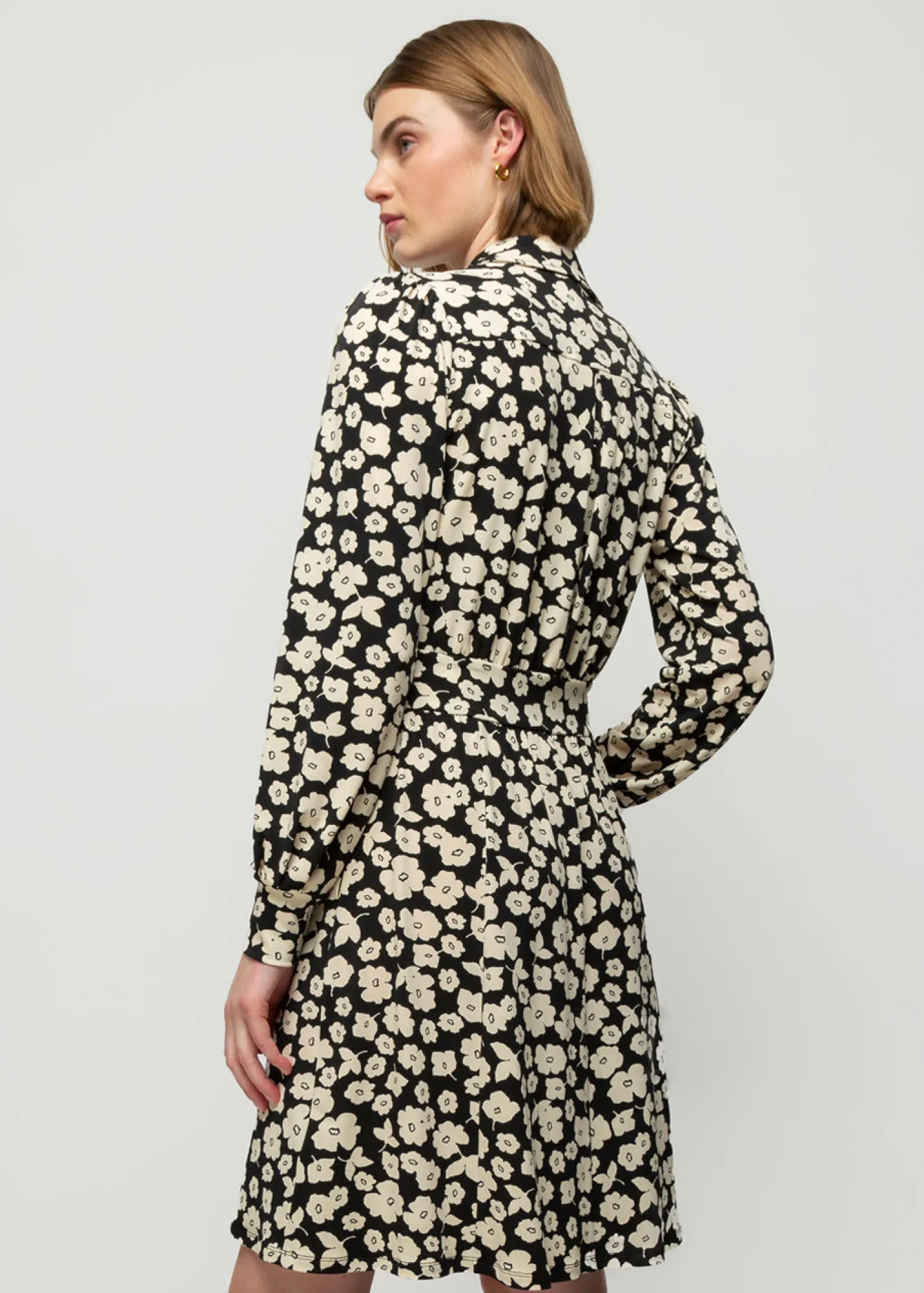 Blouse Jurk Met Bloemenprint*Vanilia Cheap