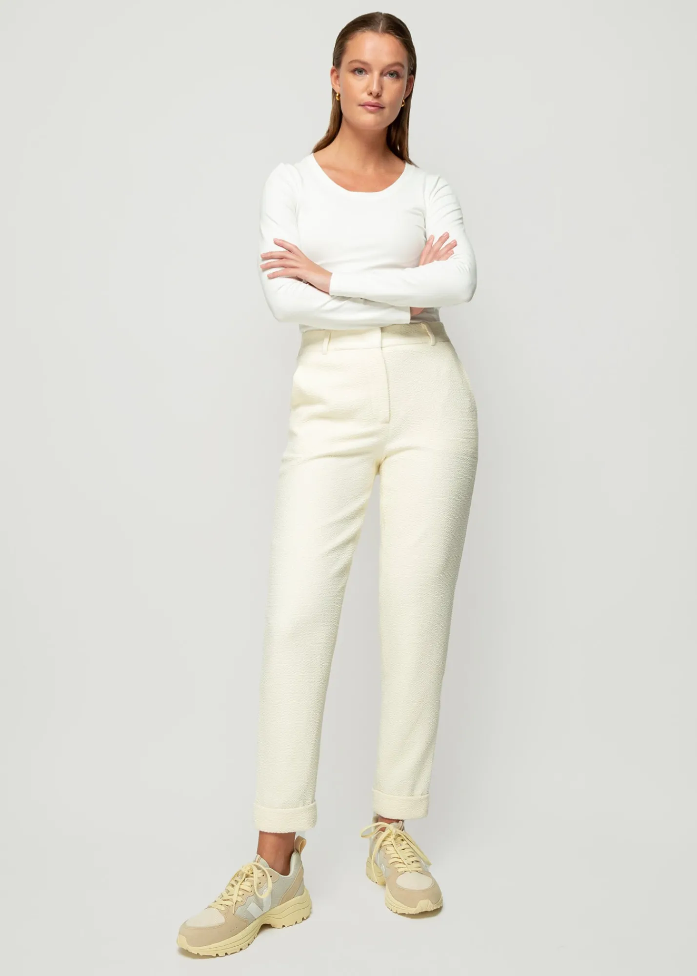 Crinkle Structuur Chino*Vanilia Shop