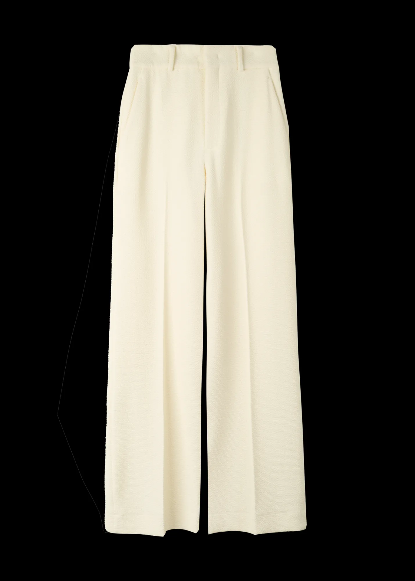 Crinkle Structuur Pantalon*Vanilia Online