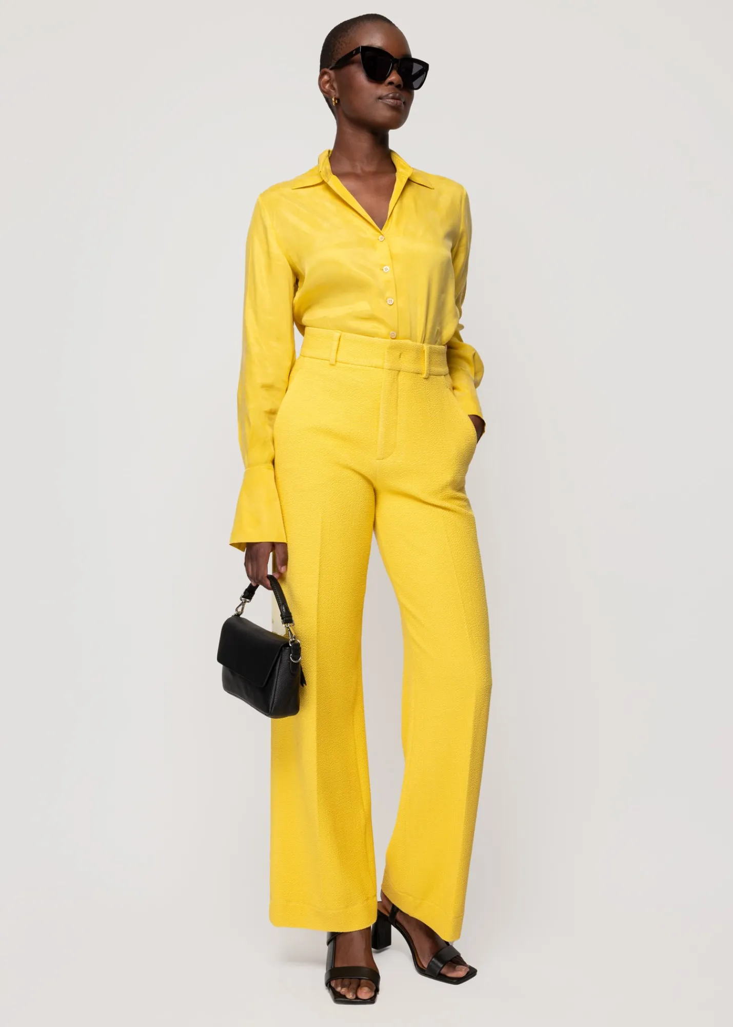 Crinkle Structuur Pantalon*Vanilia Clearance