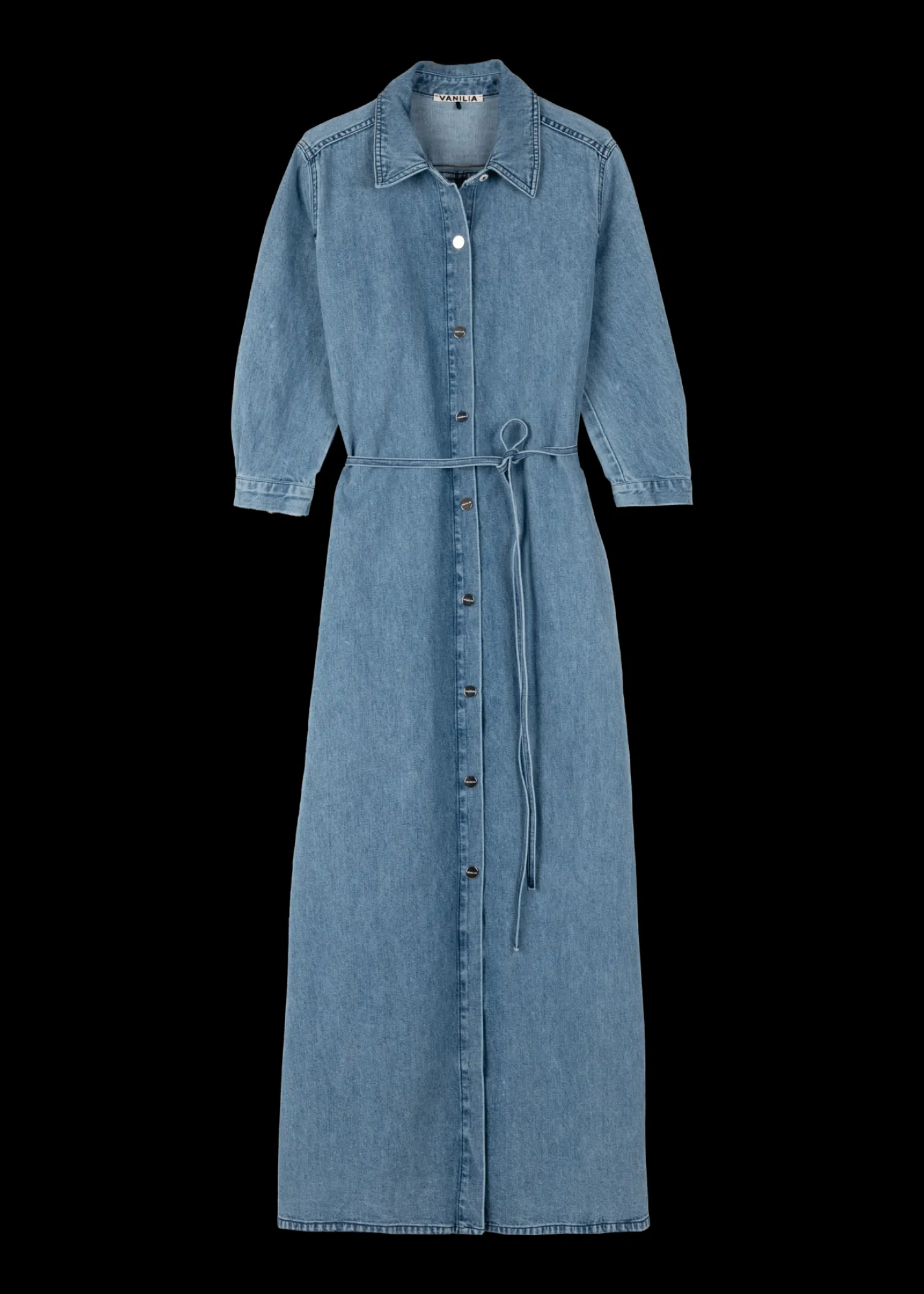 Denim Midi Jurk*Vanilia Sale