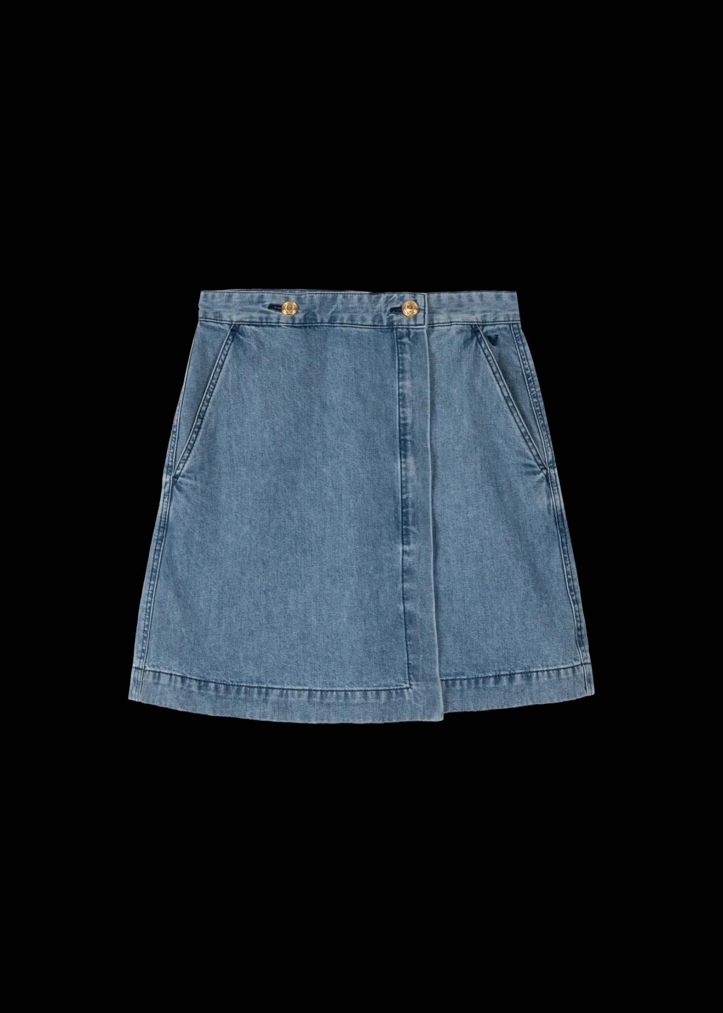 Denim Mini Wikkelrok*Vanilia Cheap