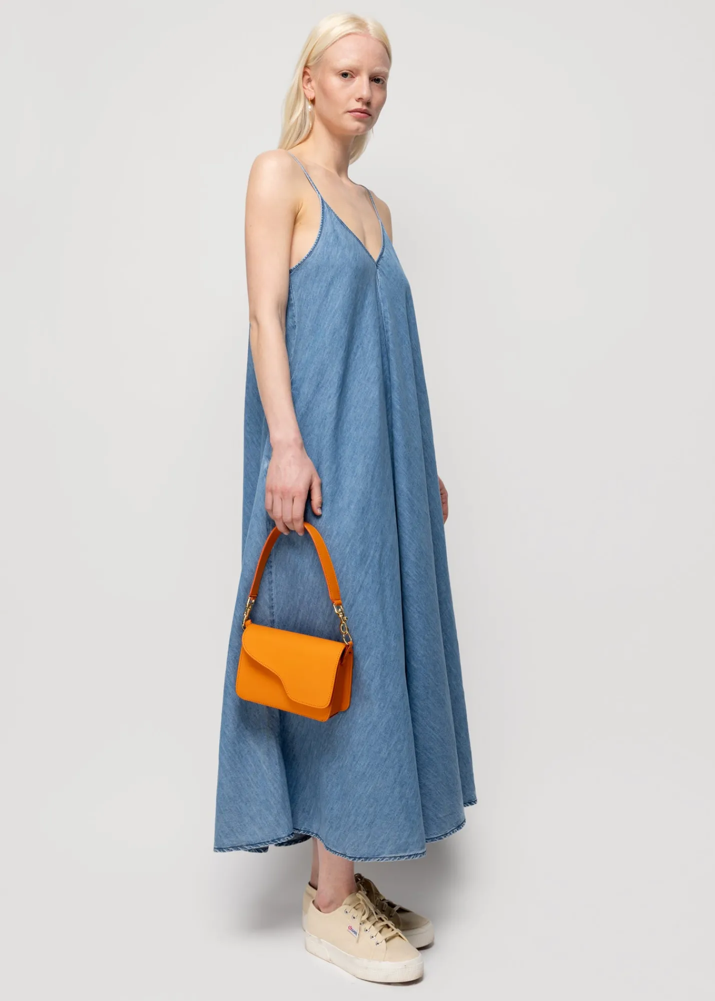 Denim Slip Dress*Vanilia Store