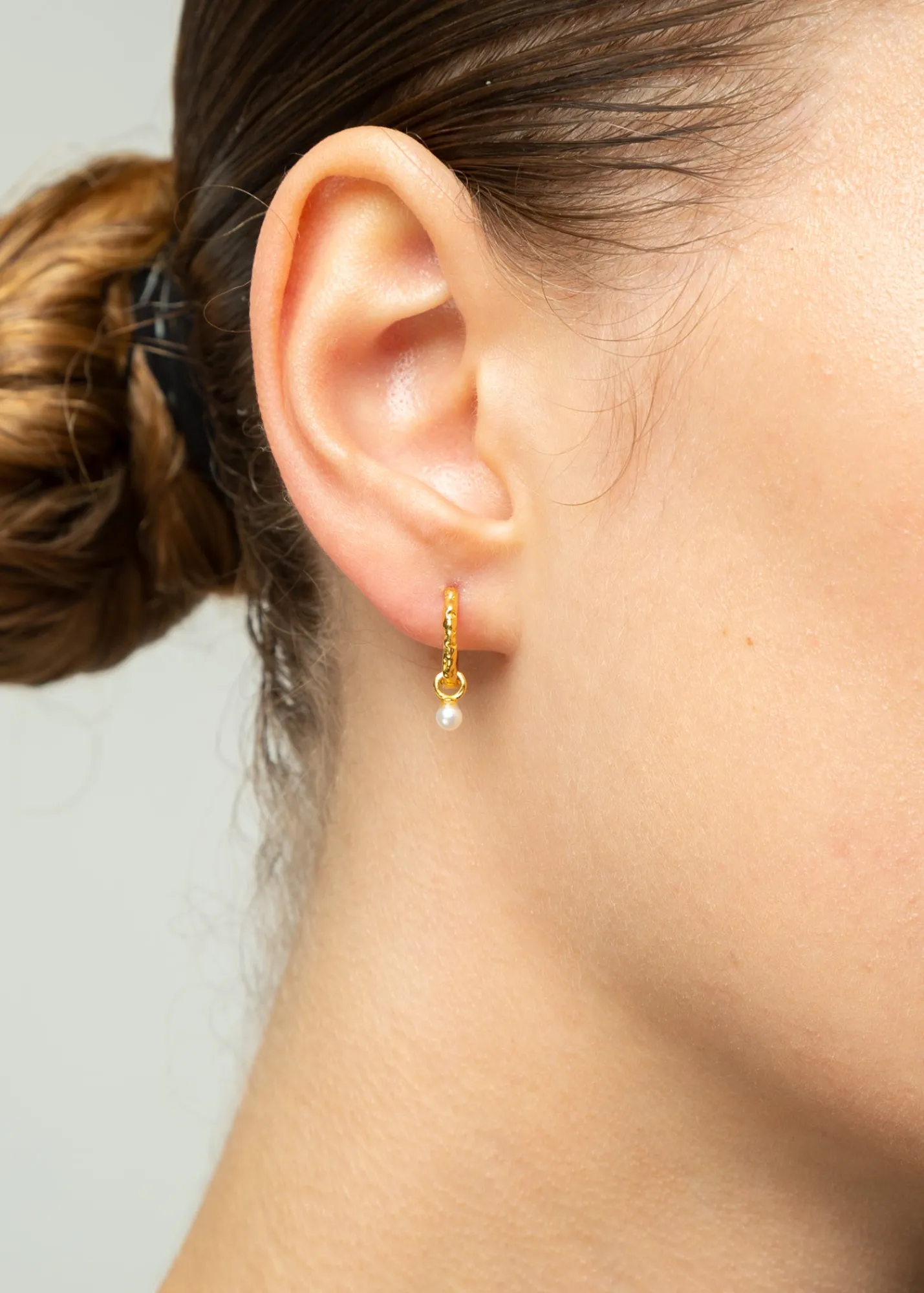 Enamel Oorbellen Belle Met Parel*Vanilia Store