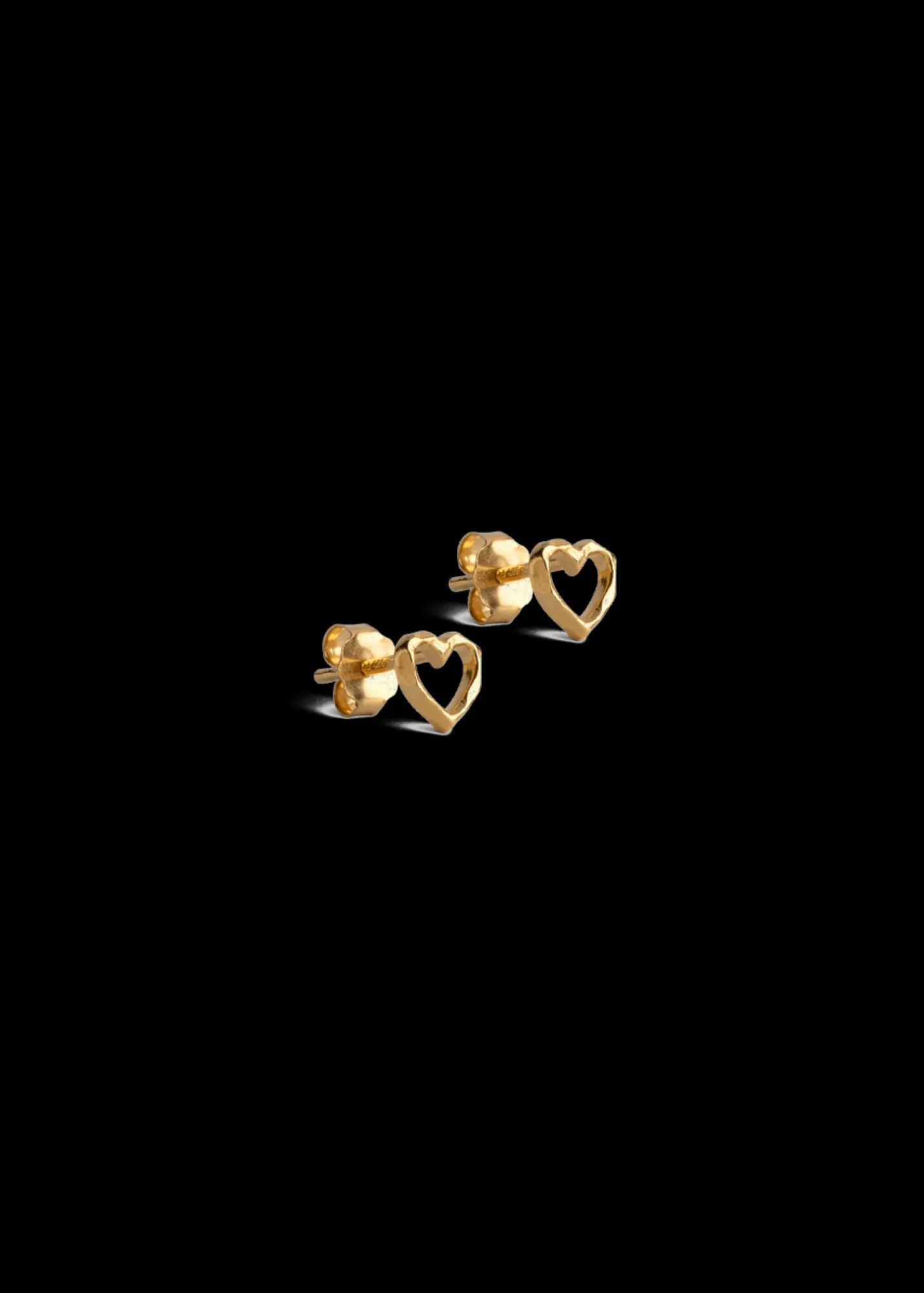 Enamel Oorbellen Organic Heart*Vanilia Shop