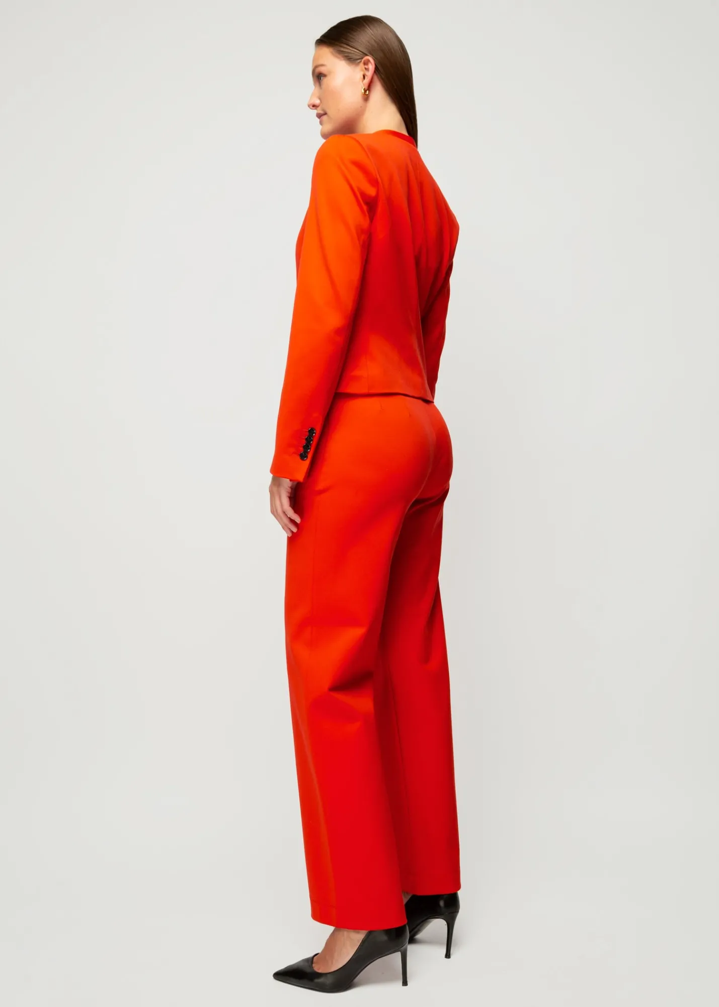 High Tech Broek Met Rechte Pijp*Vanilia Cheap