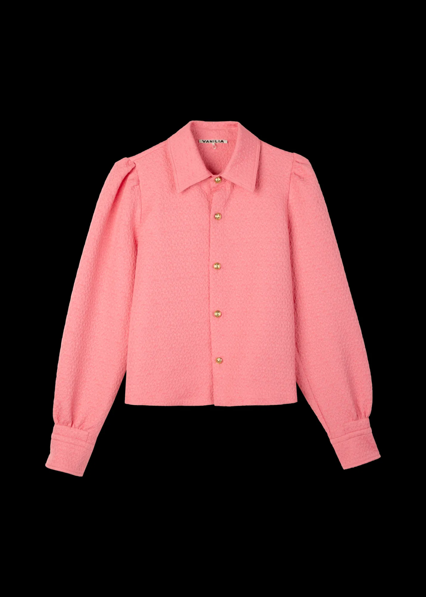 Jacquard Geweven Blouse*Vanilia Sale