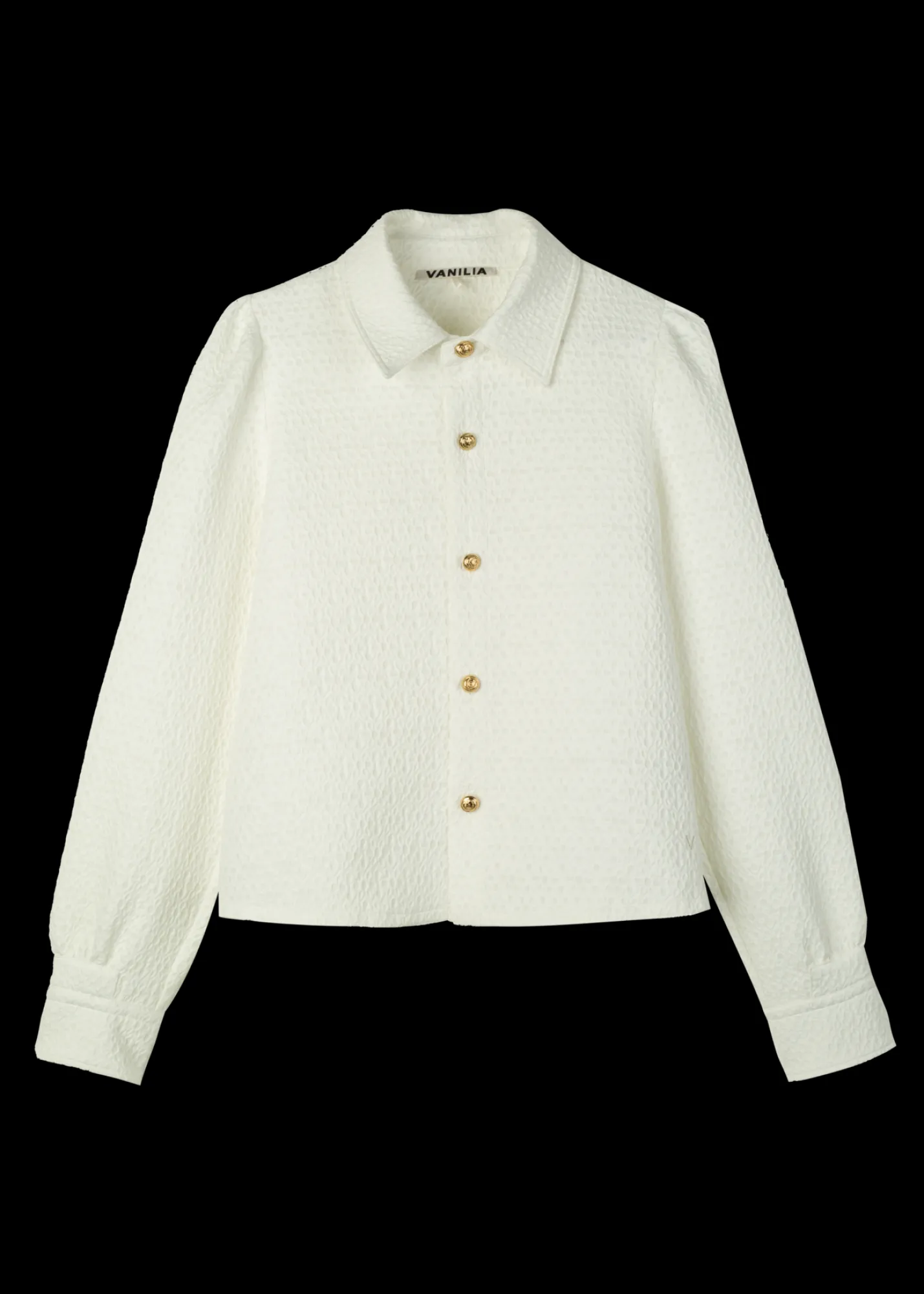 Jacquard Geweven Blouse*Vanilia Sale
