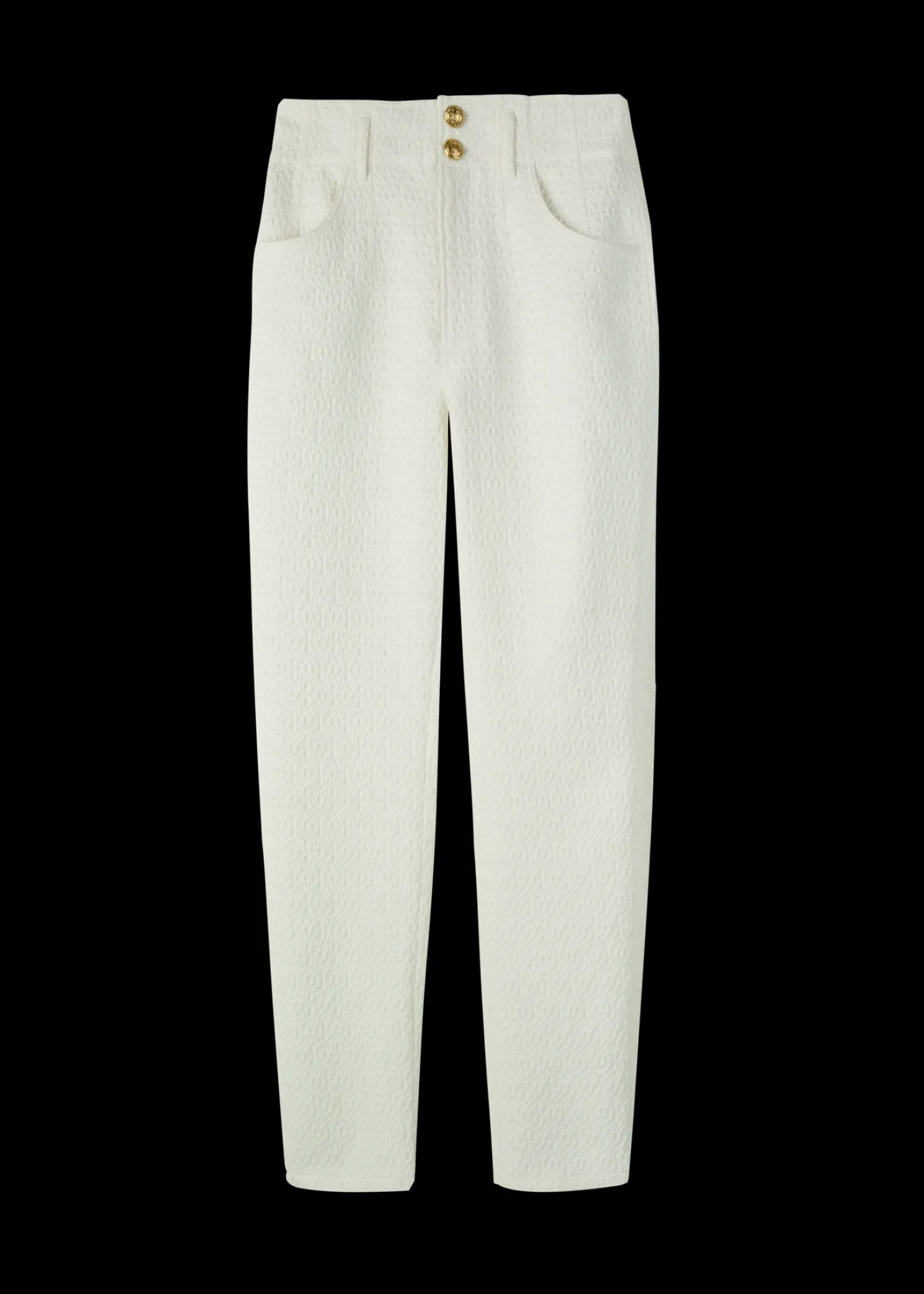 Jacquard Geweven Broek*Vanilia Outlet