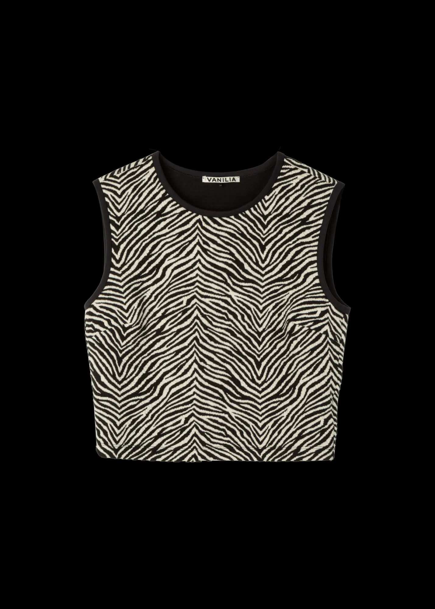 Jacquard Zebra Top*Vanilia Flash Sale