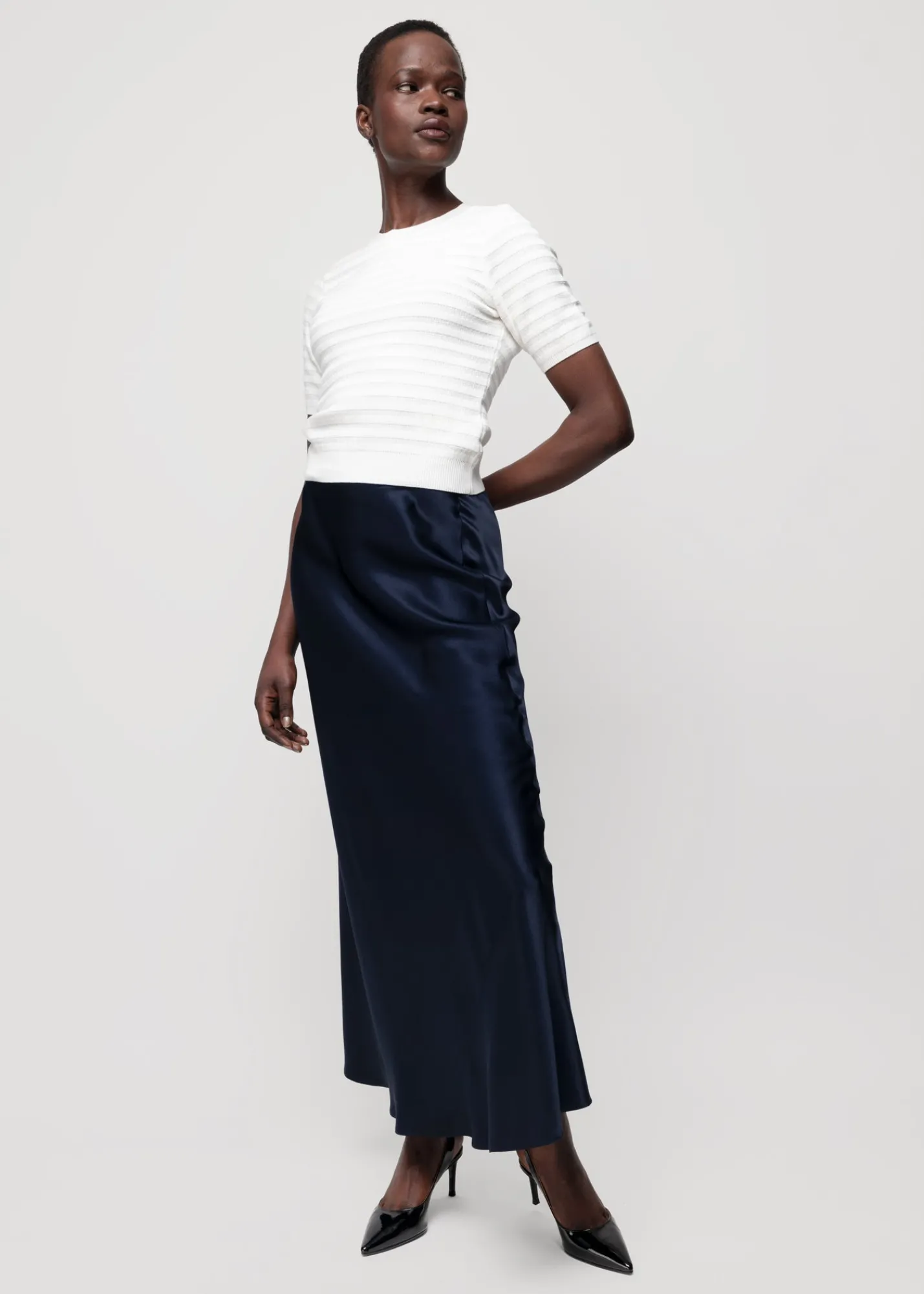 Katoen Gebreide Top*Vanilia Cheap