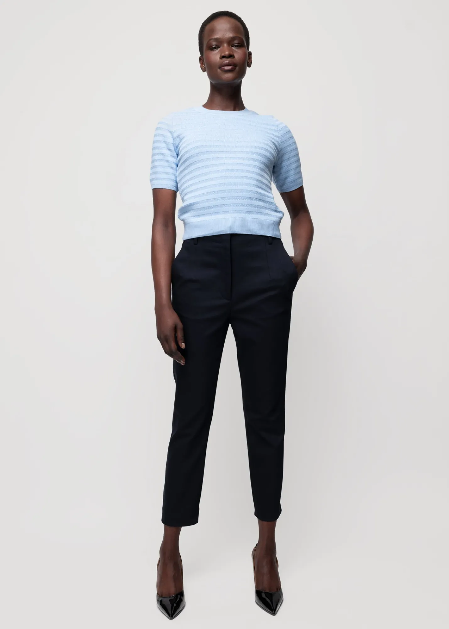 Katoen Gebreide Top*Vanilia Cheap