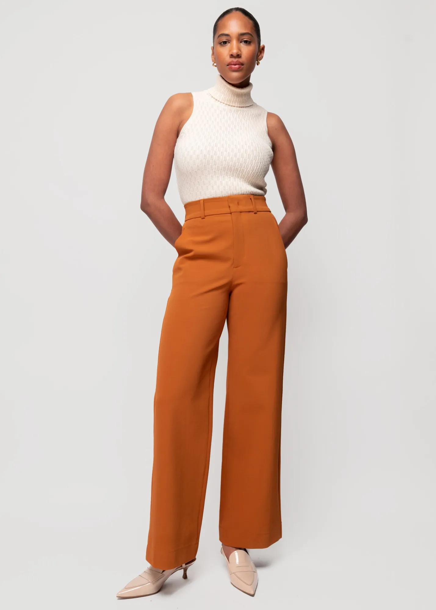 Katoen Gebreide Top Met Col*Vanilia Cheap