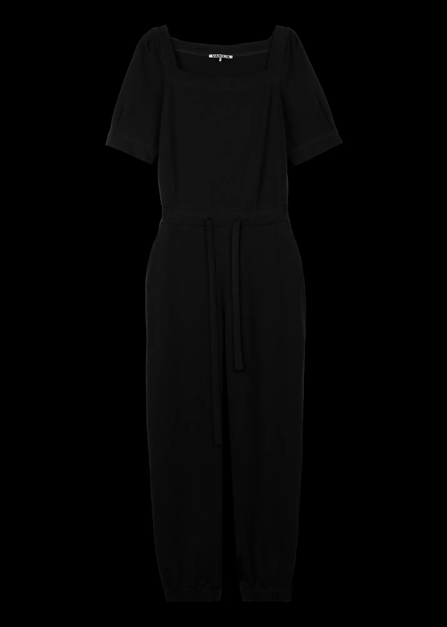 Katoenen Jumpsuit Met Vierkante Hals*Vanilia Store
