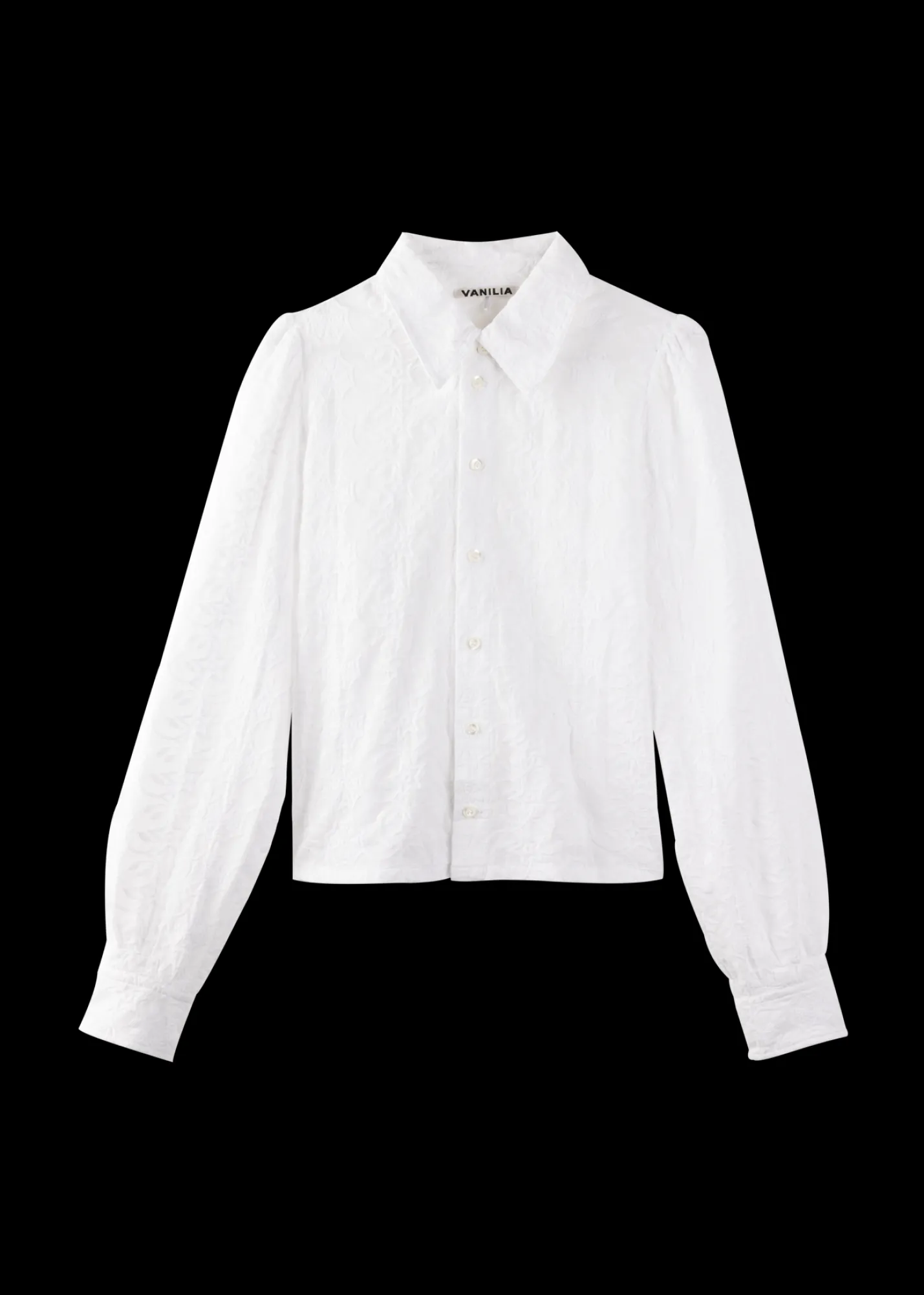 Katoenen Ripple Blouse*Vanilia Hot