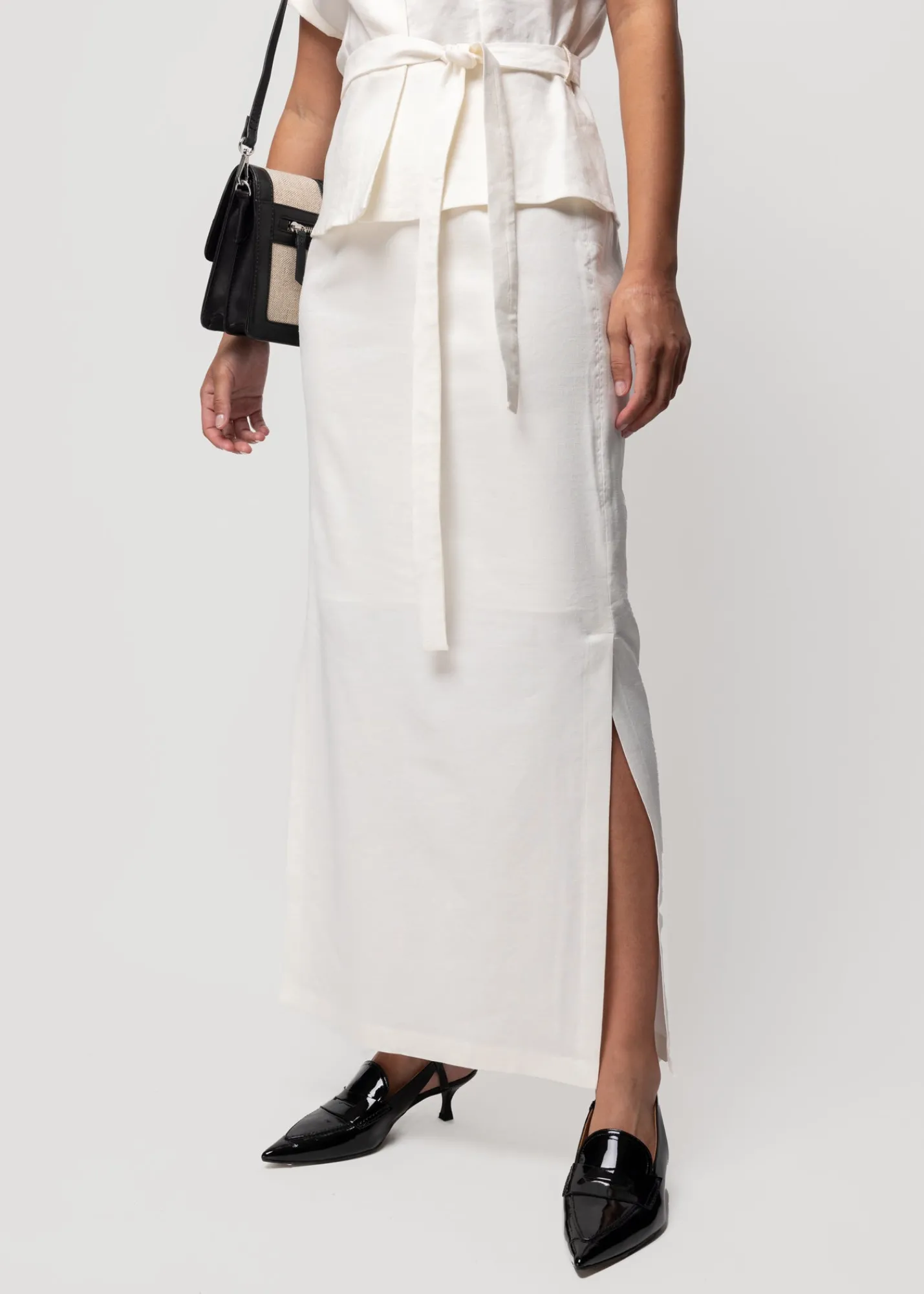 Linnen Maxi Rok*Vanilia Outlet