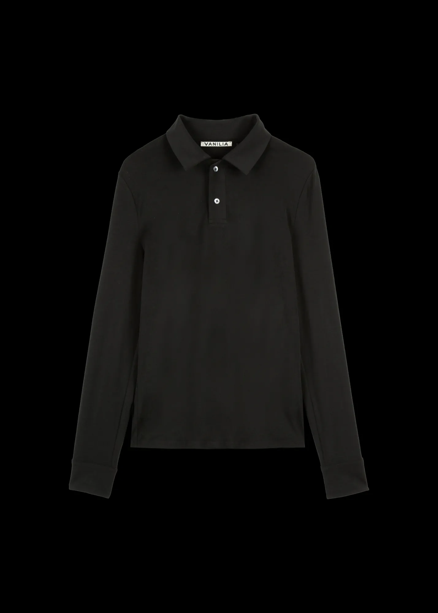 Long Sleeve Polo*Vanilia Clearance