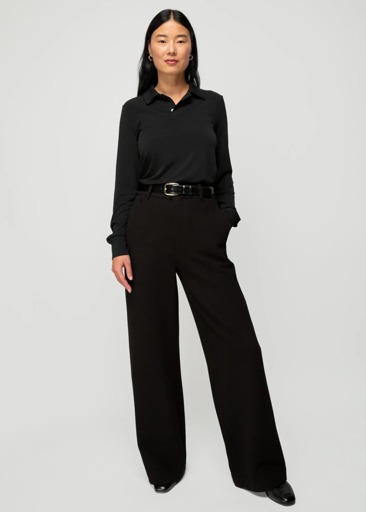 Long Sleeve Polo*Vanilia Clearance