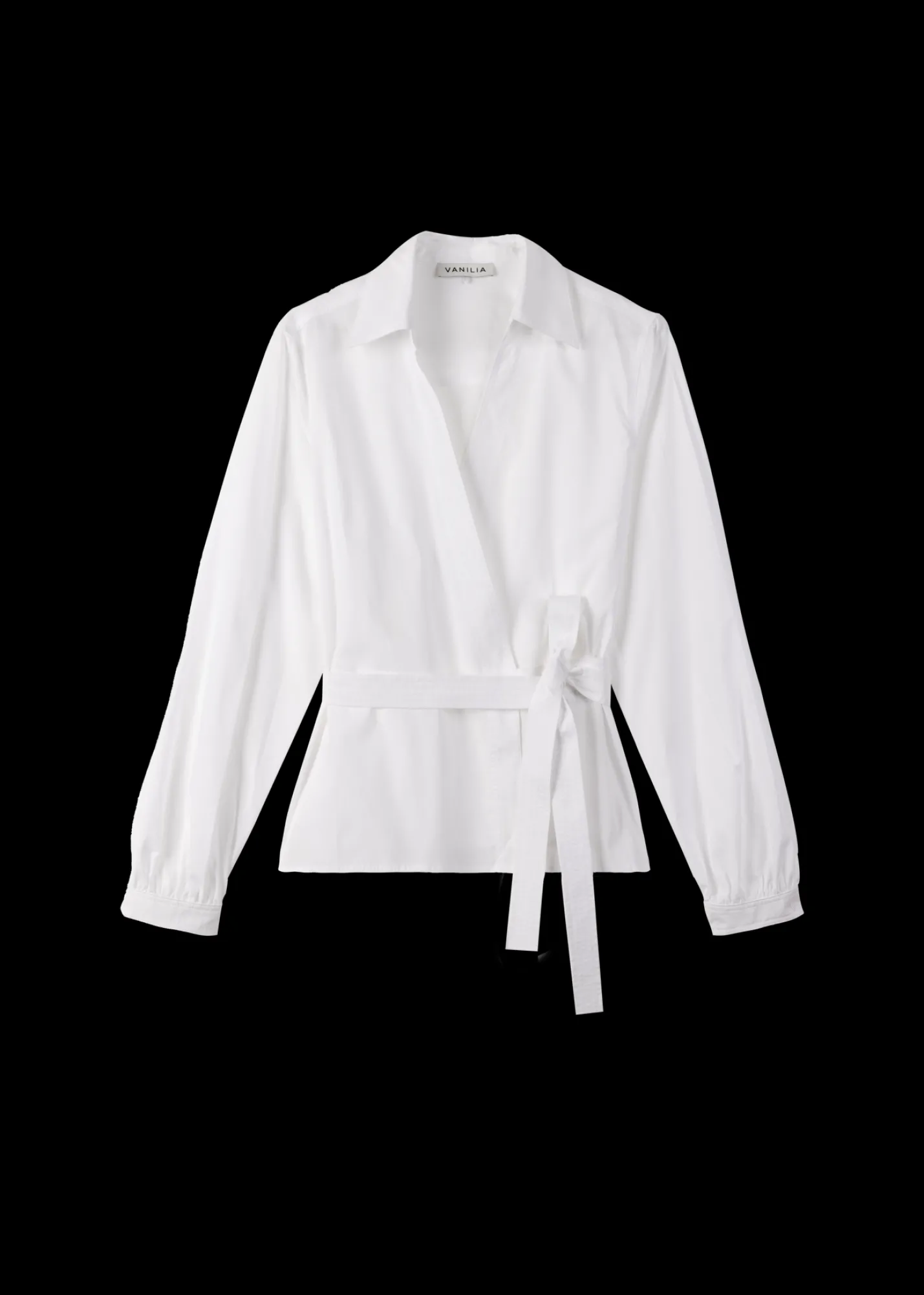 Poplin Wrap Blouse*Vanilia Discount