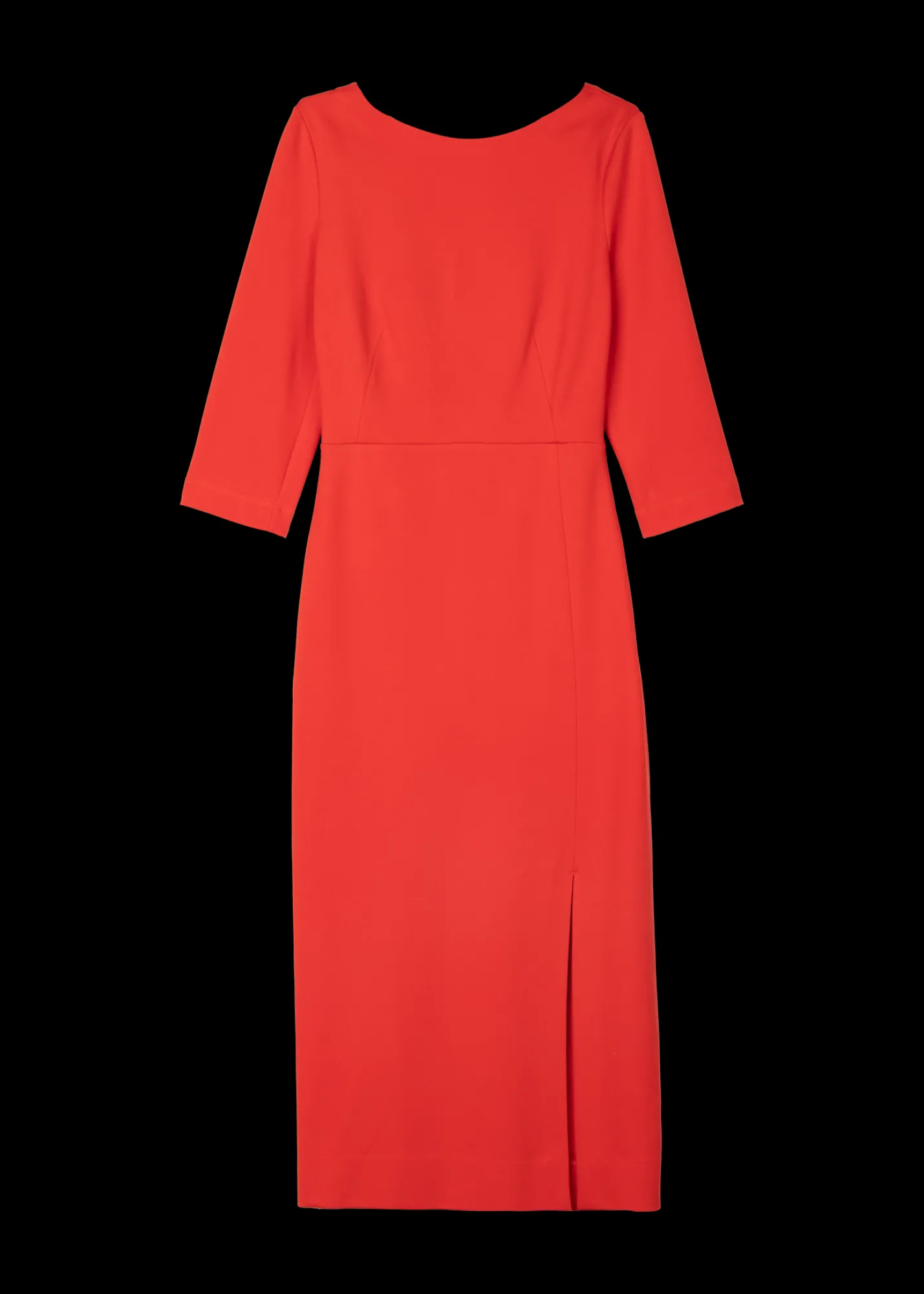 Punto Midi Jurk Met Split*Vanilia Flash Sale