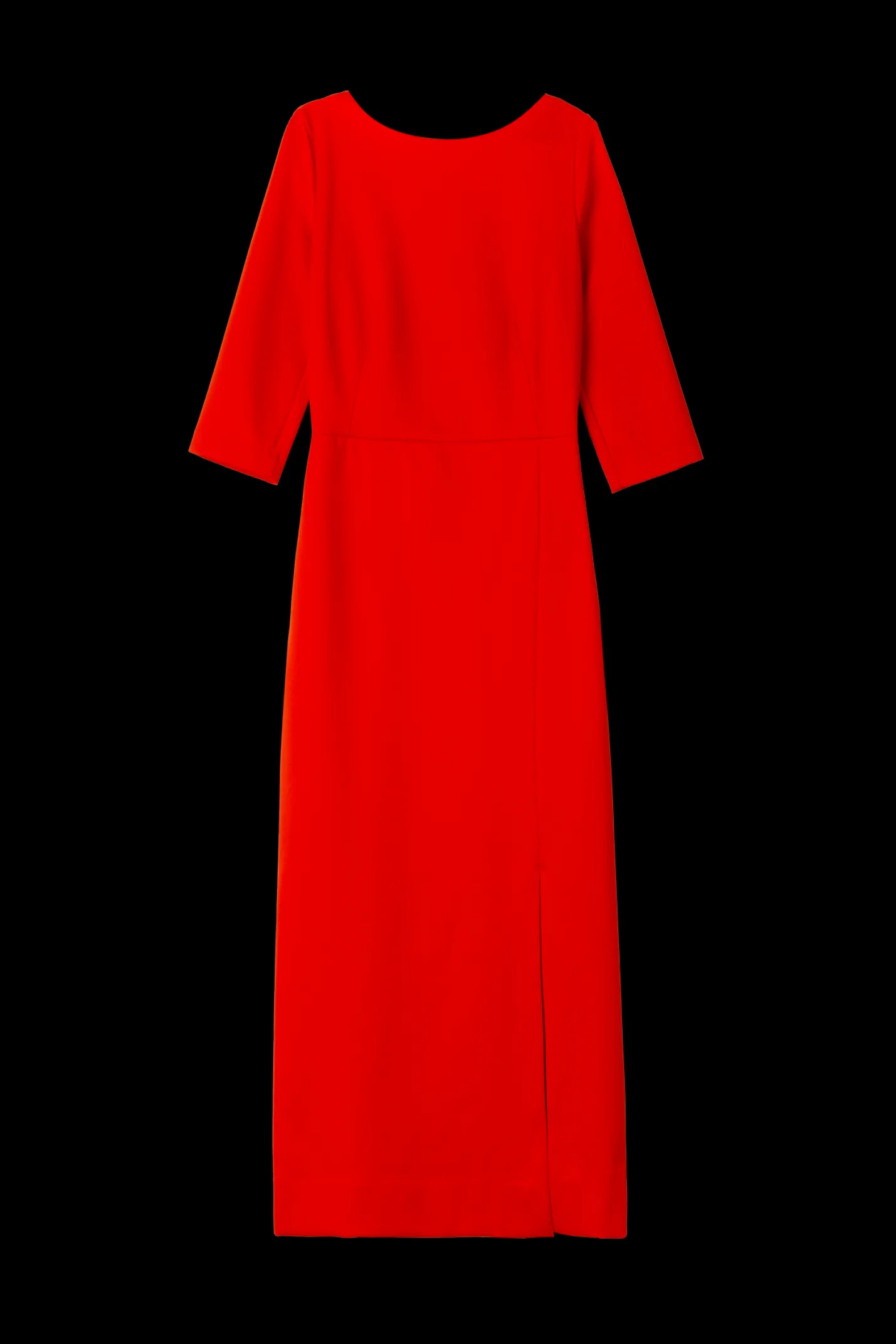 Punto Midi Jurk Met Split*Vanilia Outlet