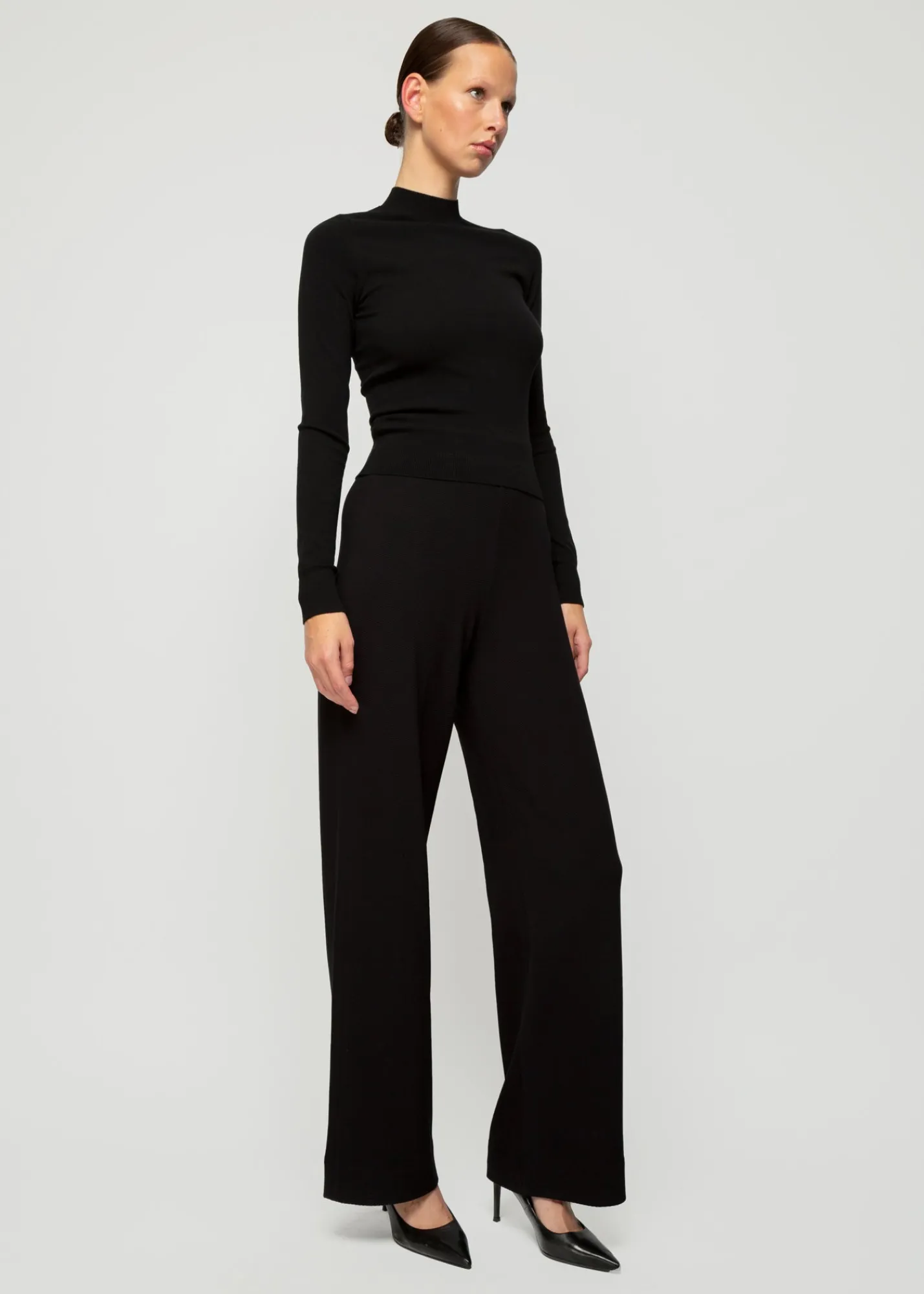Rib Broek Met Rechte Pijp*Vanilia Cheap