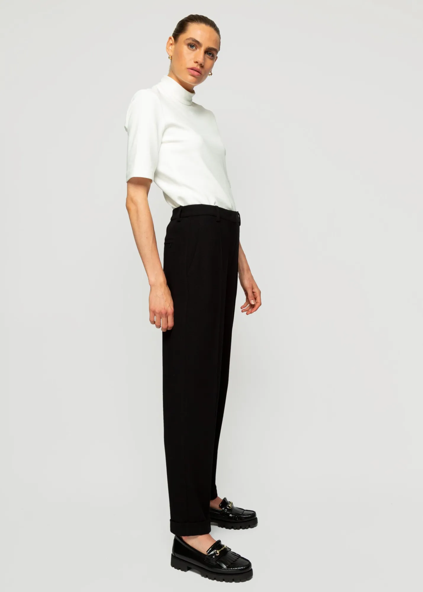 Rib Top Met Col*Vanilia Shop
