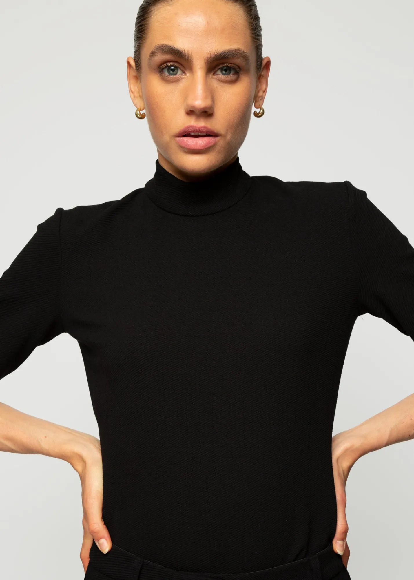 Rib Top Met Col*Vanilia Sale