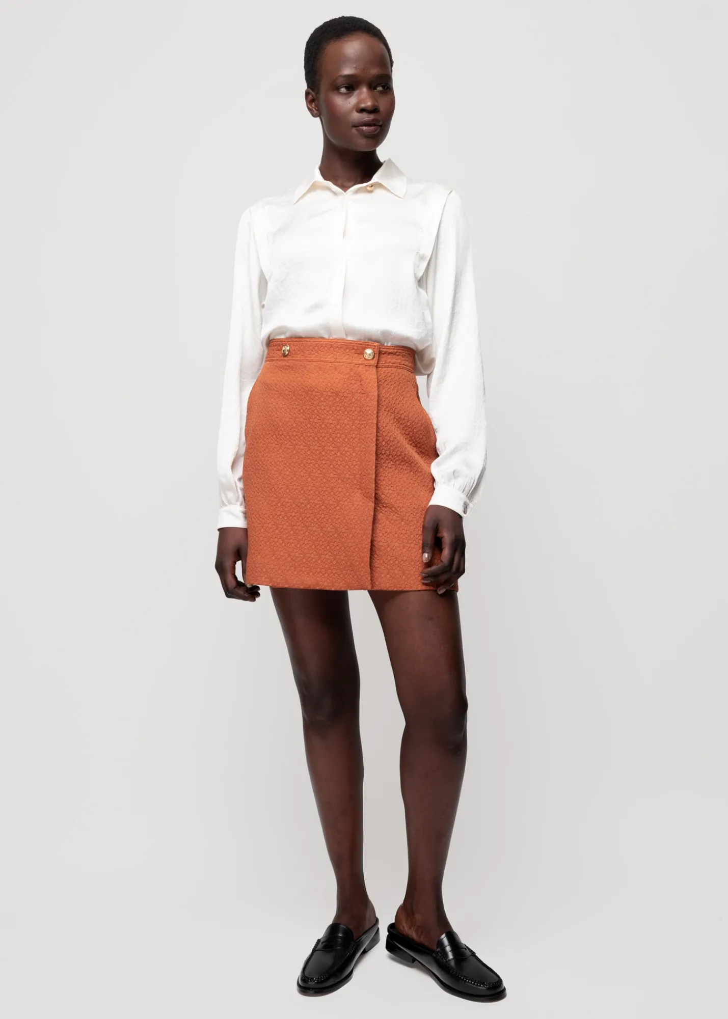 Satijnen Blouse*Vanilia Best Sale