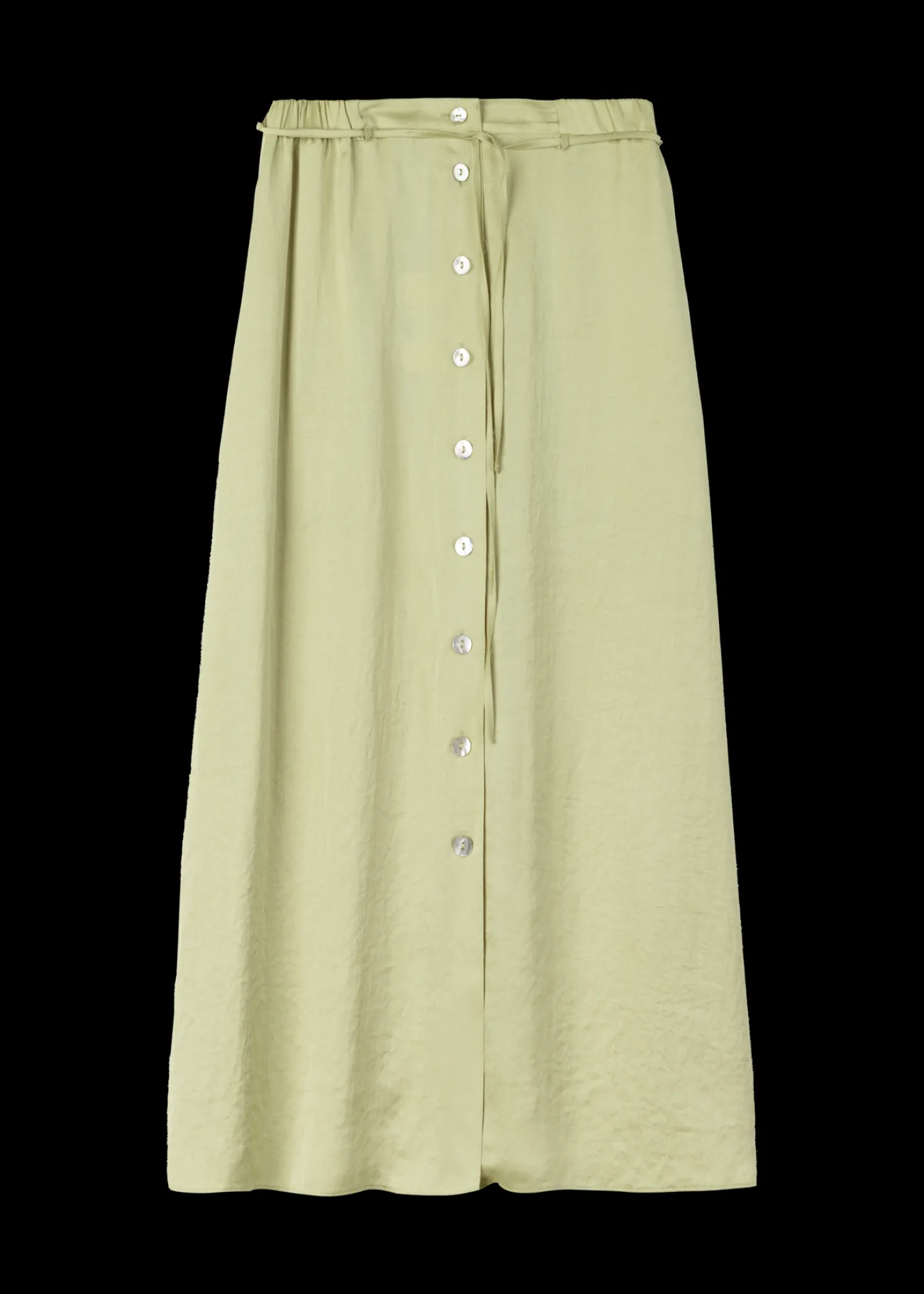 Satijnen Midi Rok*Vanilia Cheap