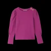 Struc Top Met Gouden Knopen*Vanilia Shop