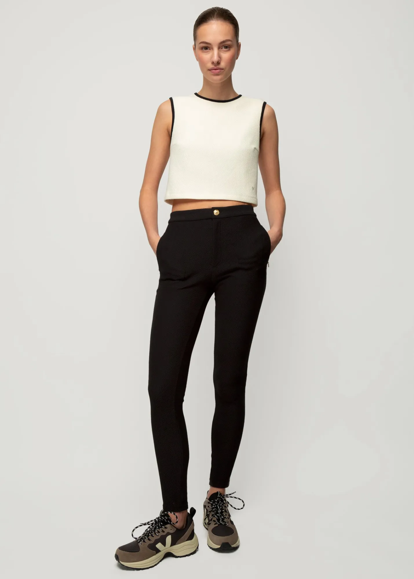 Struc Top Mouwloos*Vanilia Sale