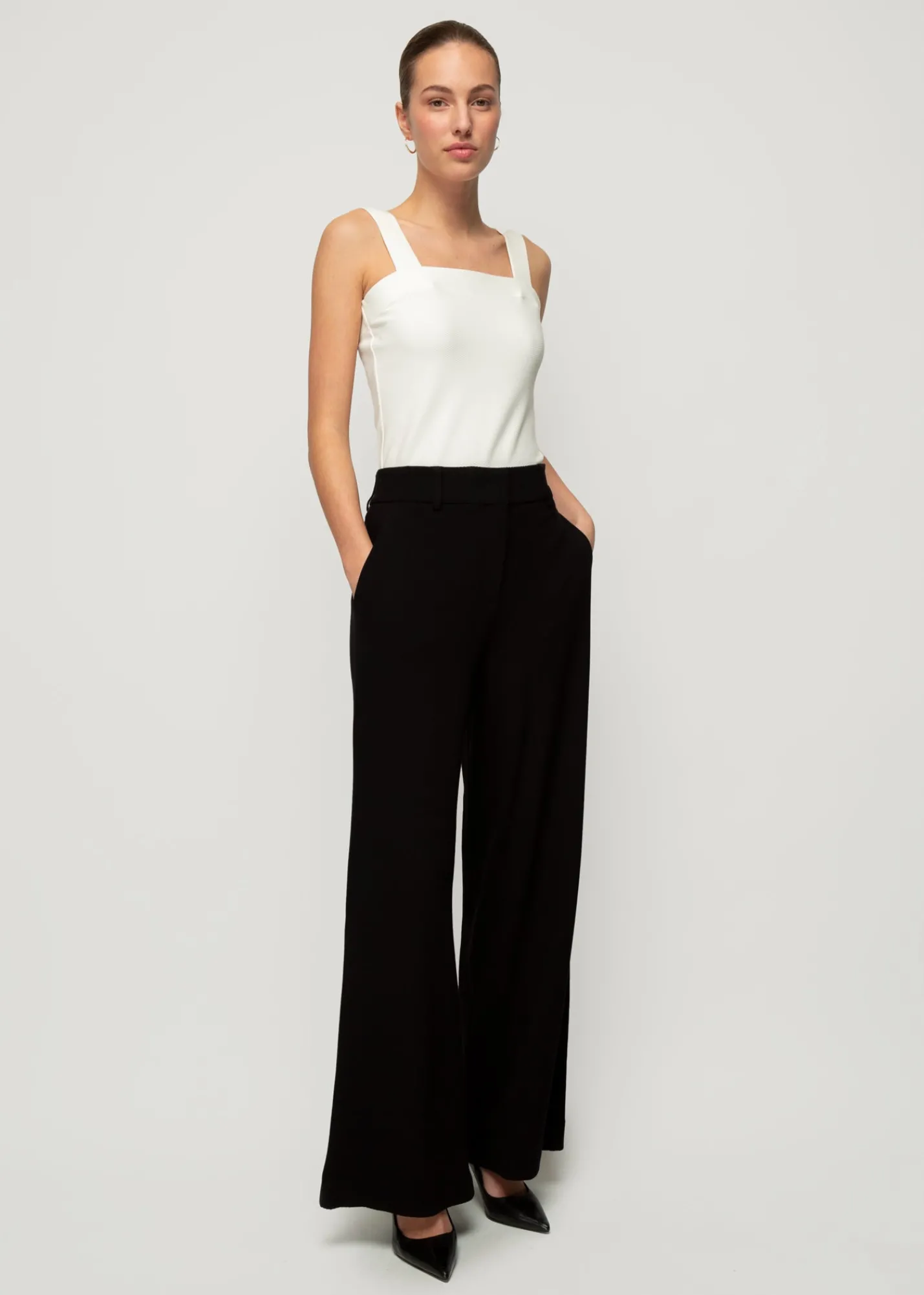 Top Met Vierkante Hals*Vanilia Sale