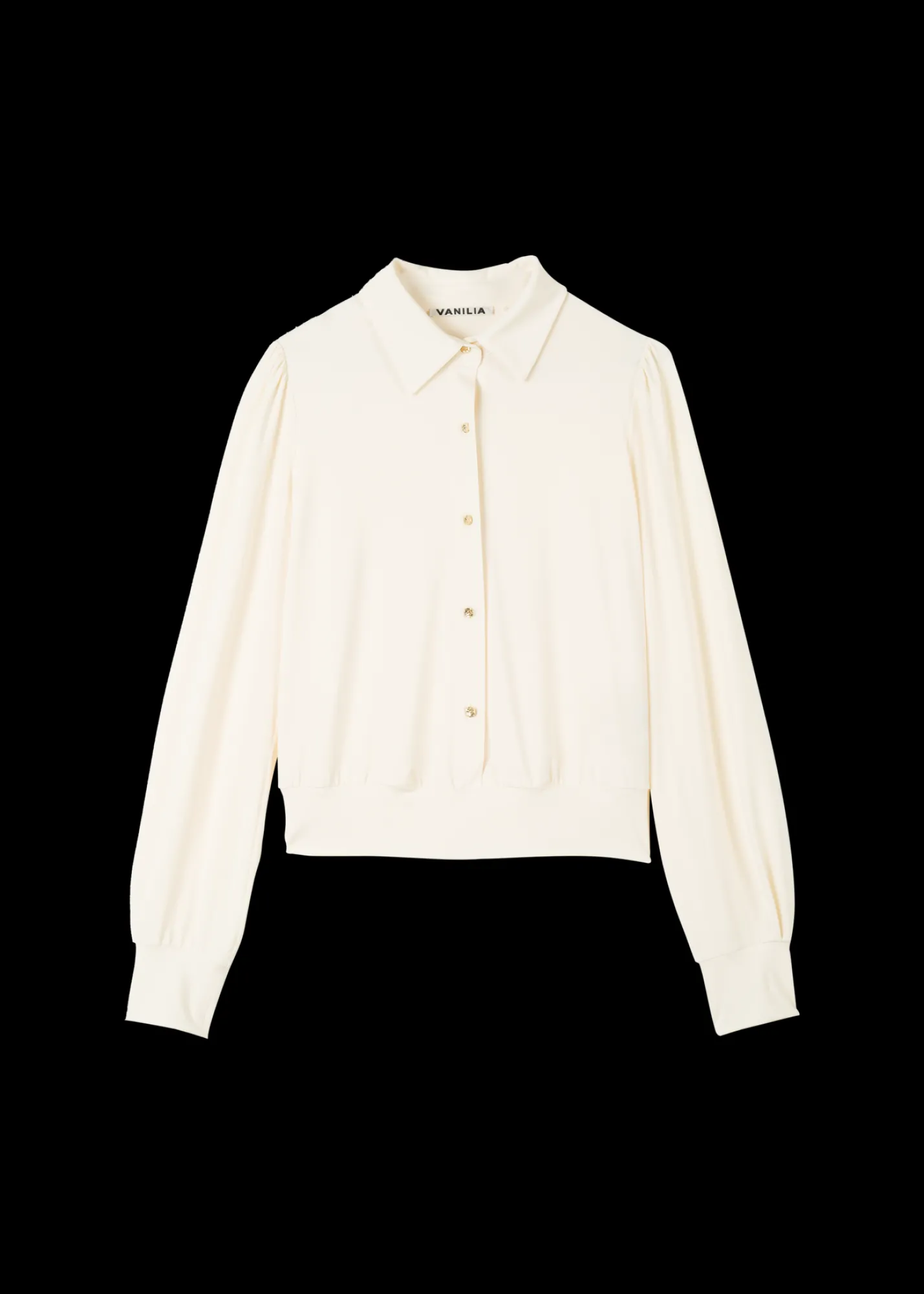 Tricot Blouse Met Luxe Knopen*Vanilia Cheap