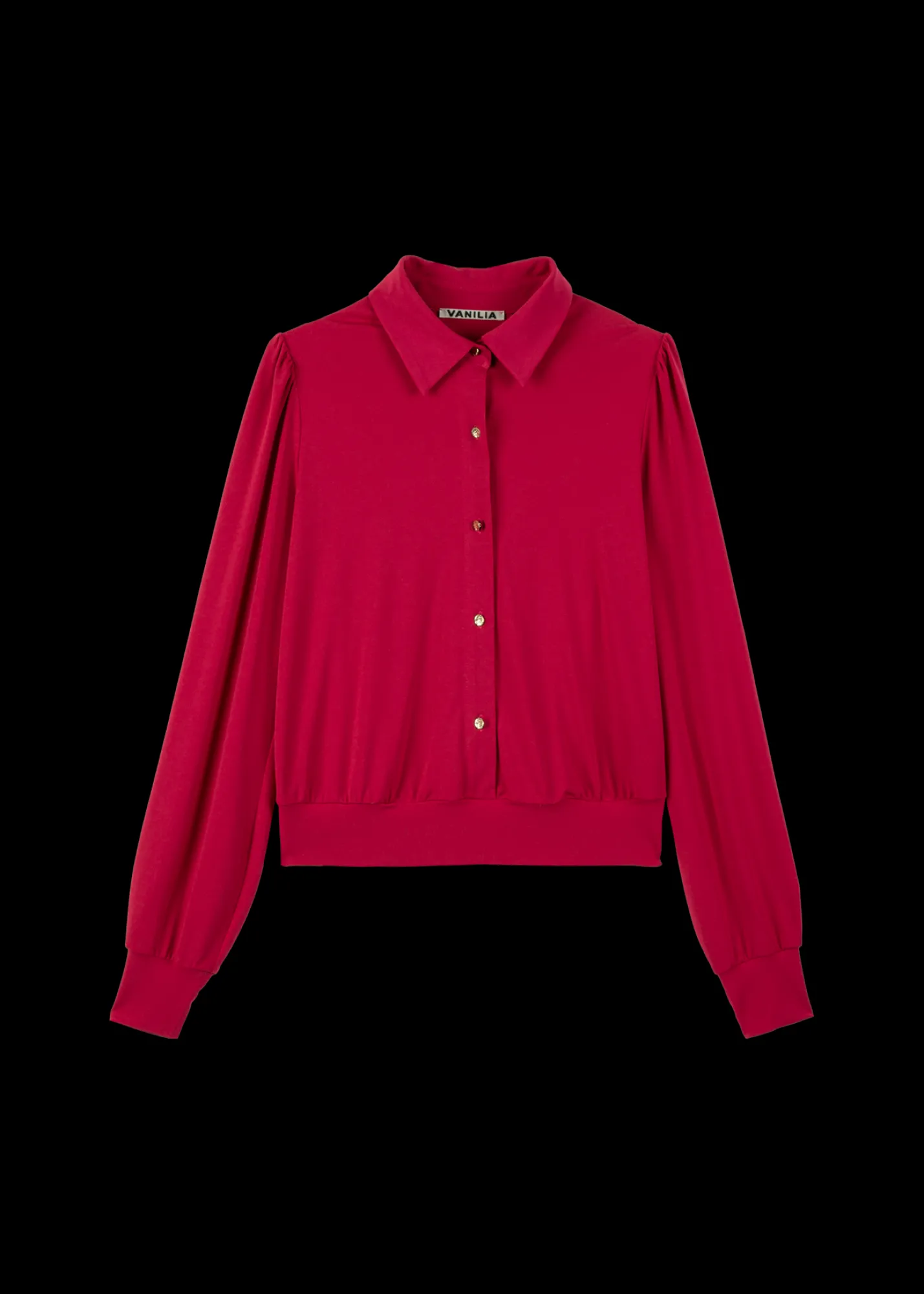 Tricot Blouse Met Luxe Knopen*Vanilia Store