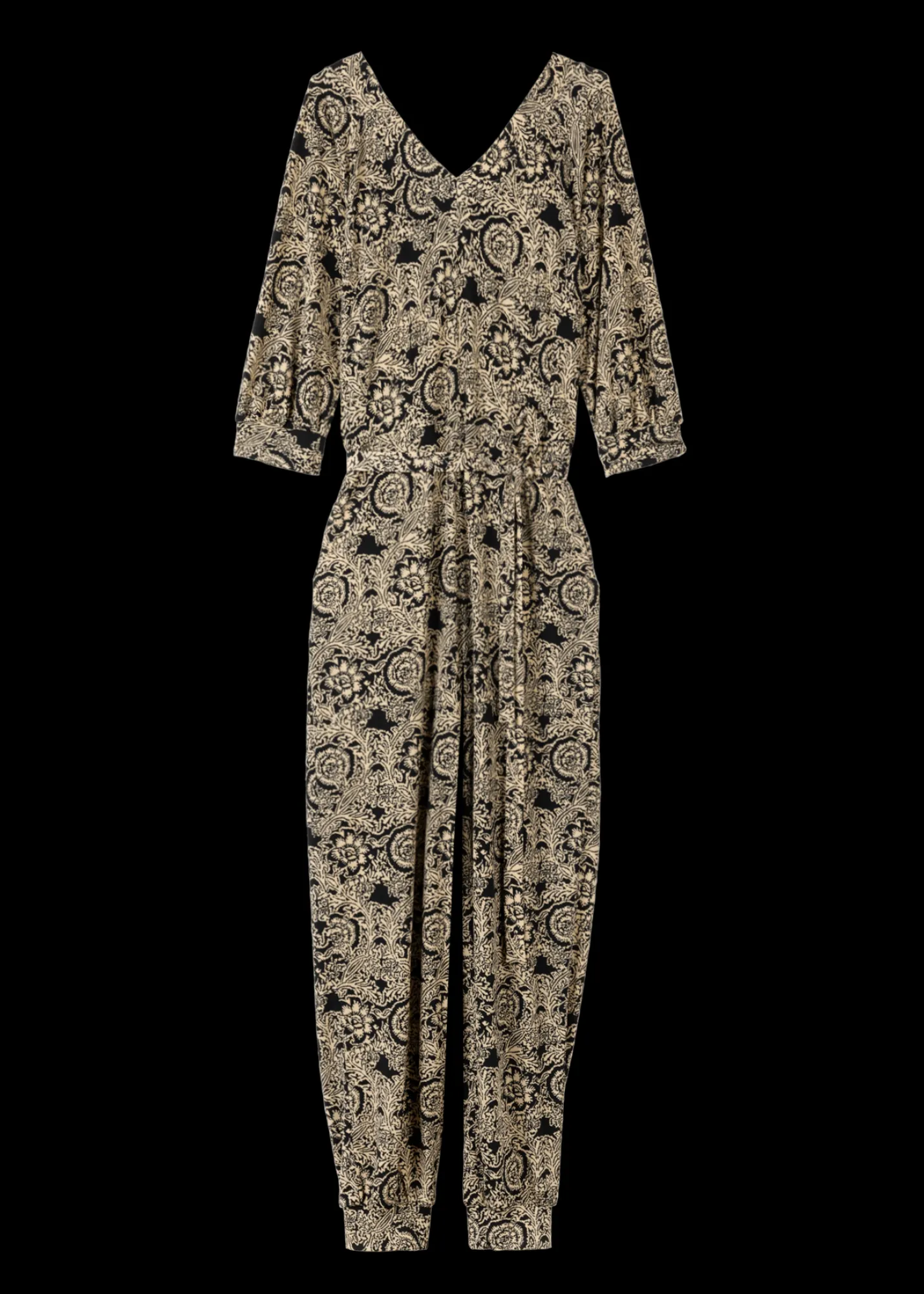 Tricot Jumpsuit Met Ikat Print*Vanilia Shop