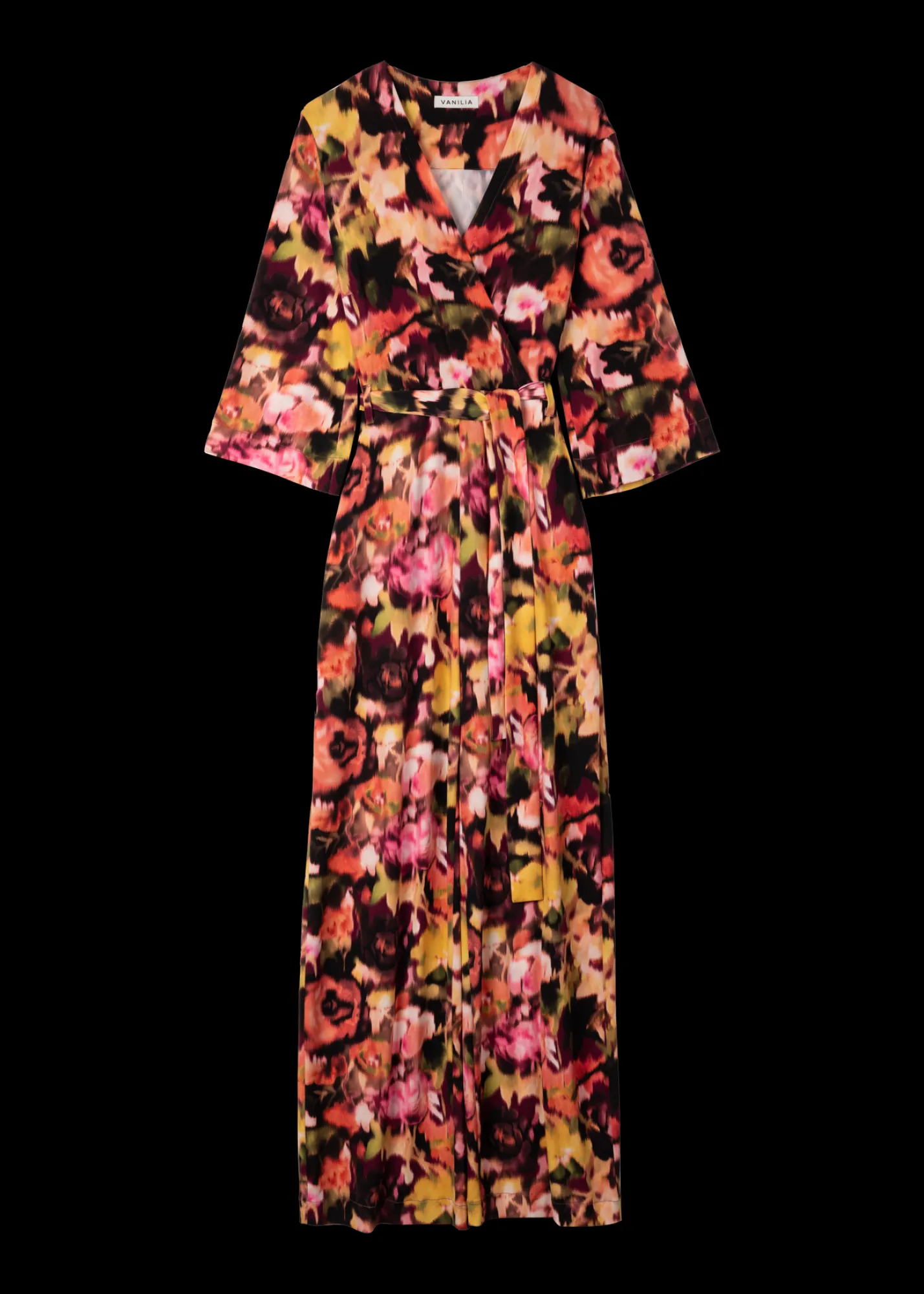 Tricot Midi Jurk Met Print*Vanilia Discount