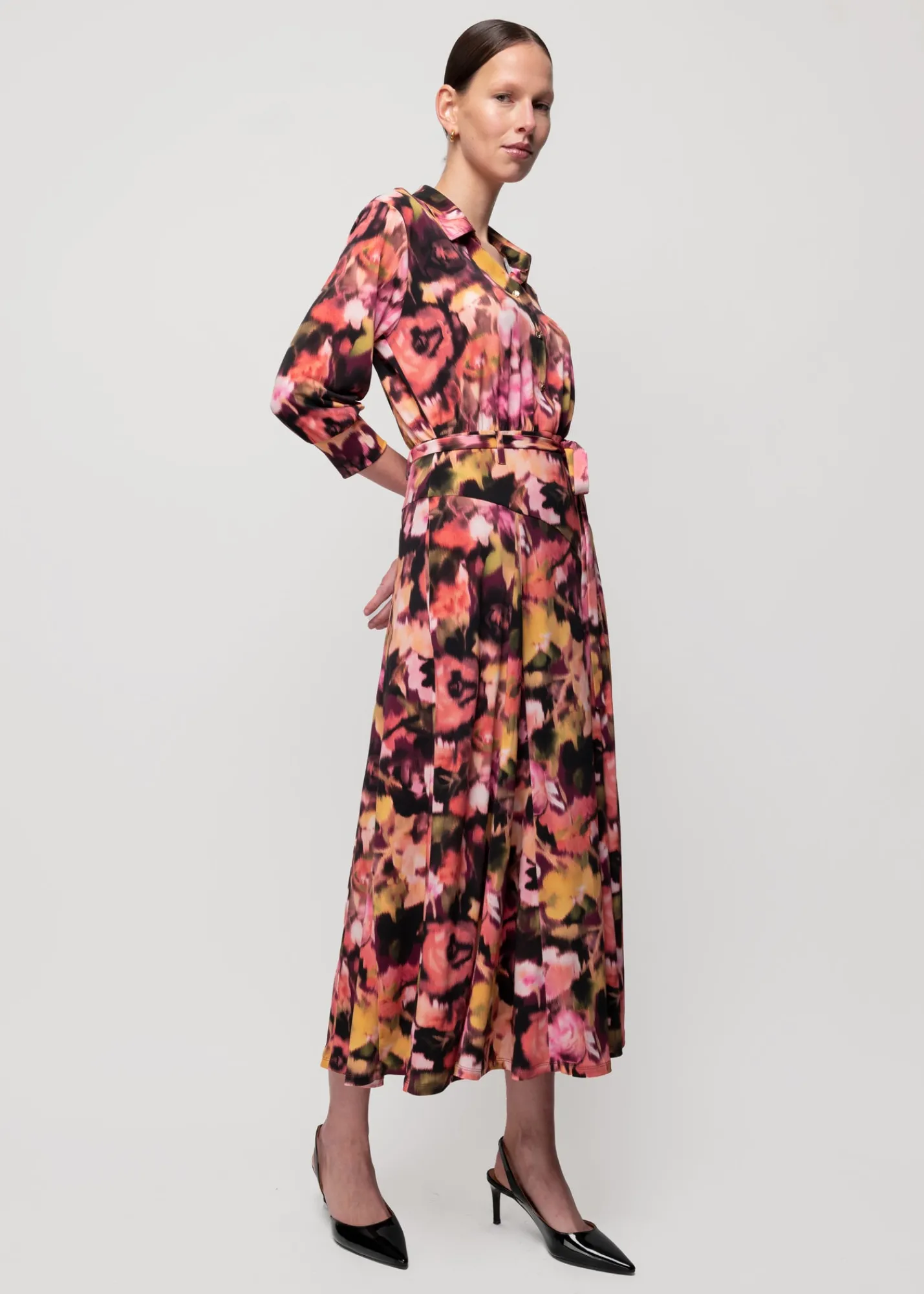 Tricot Midi Jurk Met Print*Vanilia Discount