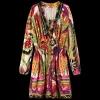 Tricot Mini Jurk Met Print*Vanilia Outlet