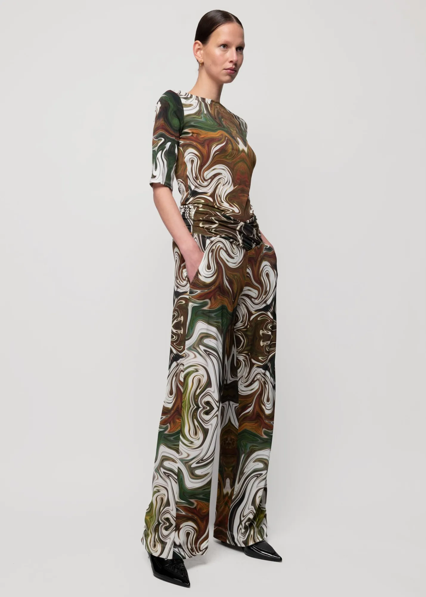 Tricot Swirl Broek*Vanilia Clearance