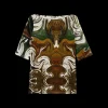 Tricot Swirl Top Met Boothals*Vanilia New