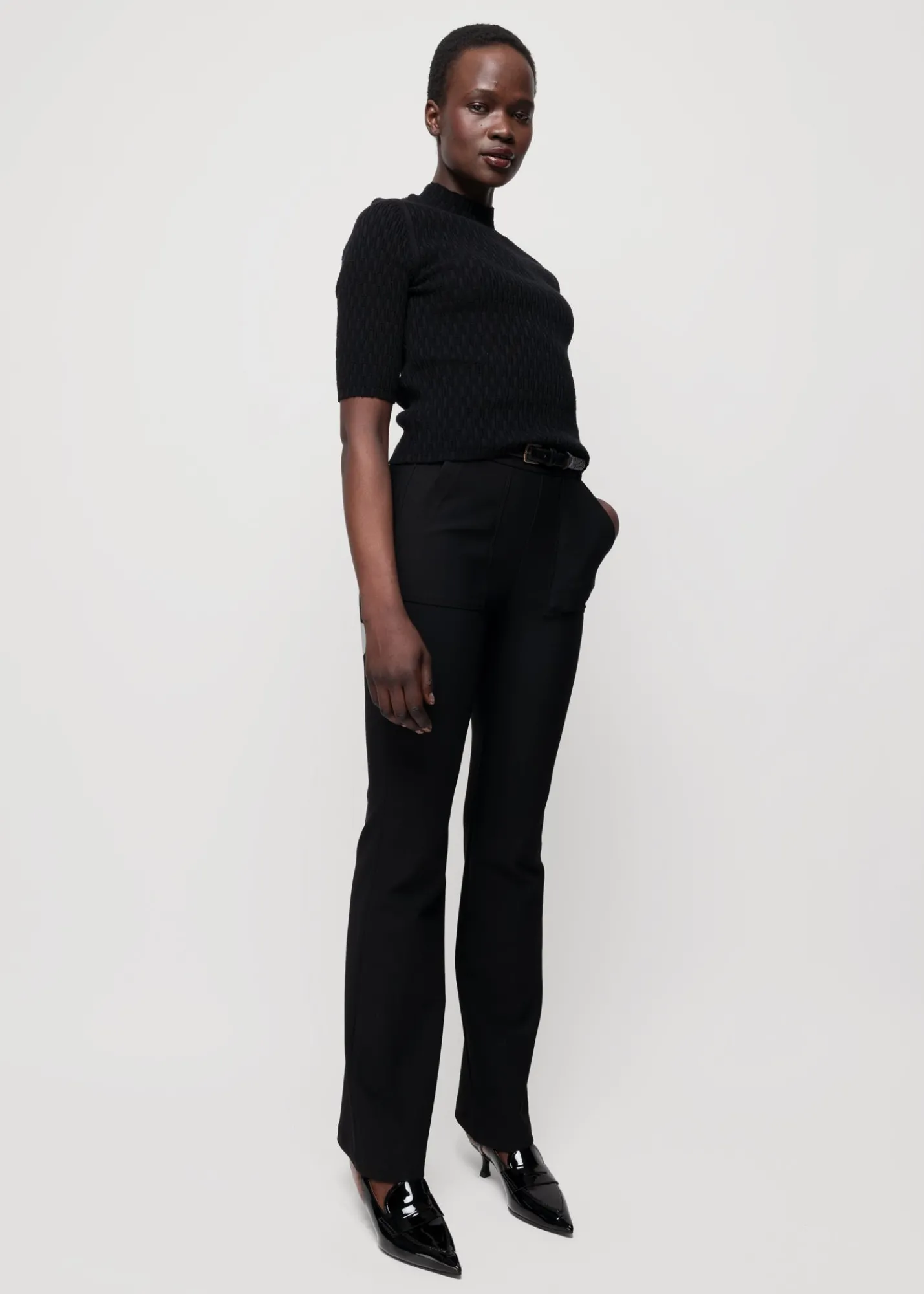 Twill Broek Flared*Vanilia Store