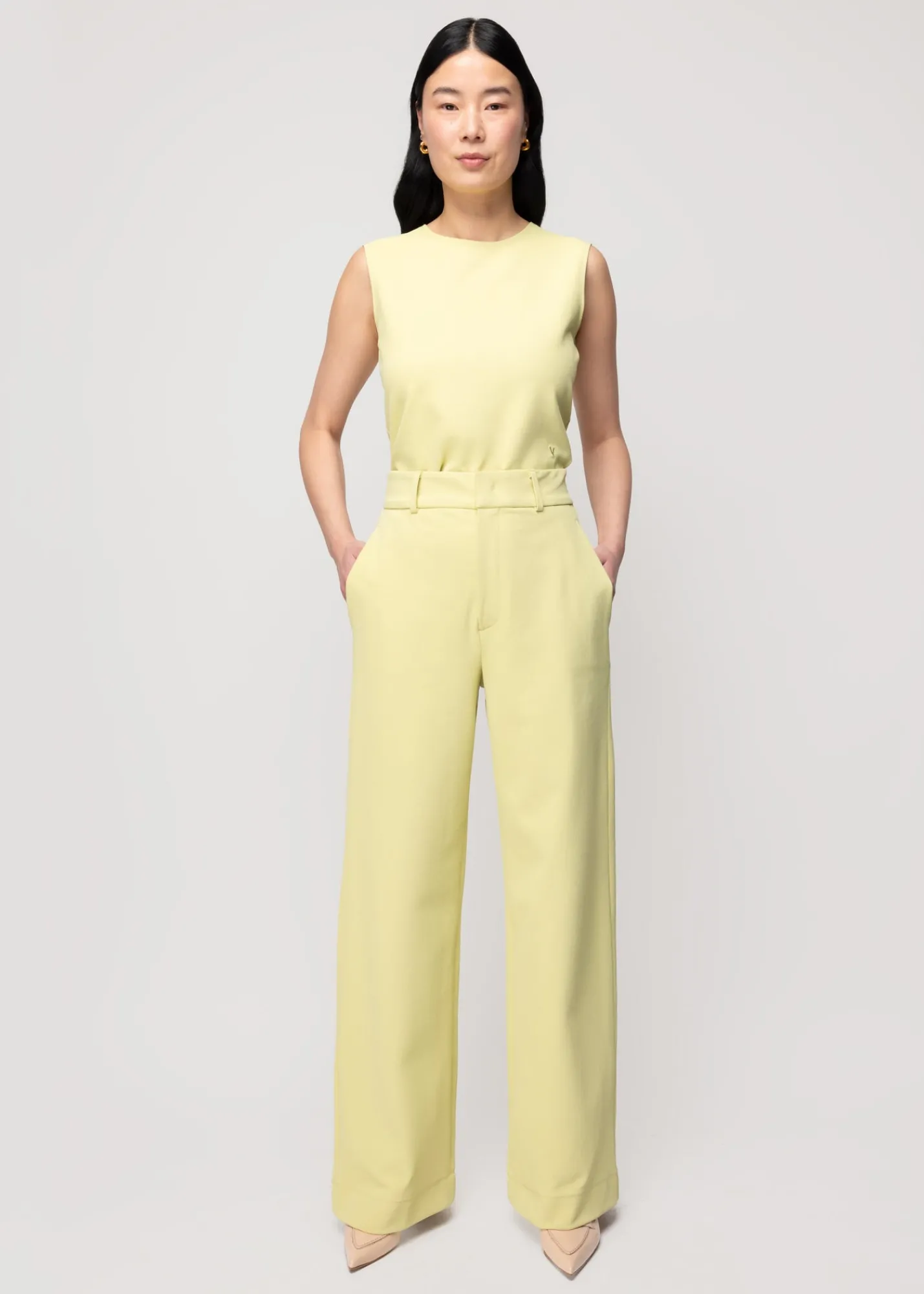 Twill Mouwloze Top*Vanilia Flash Sale