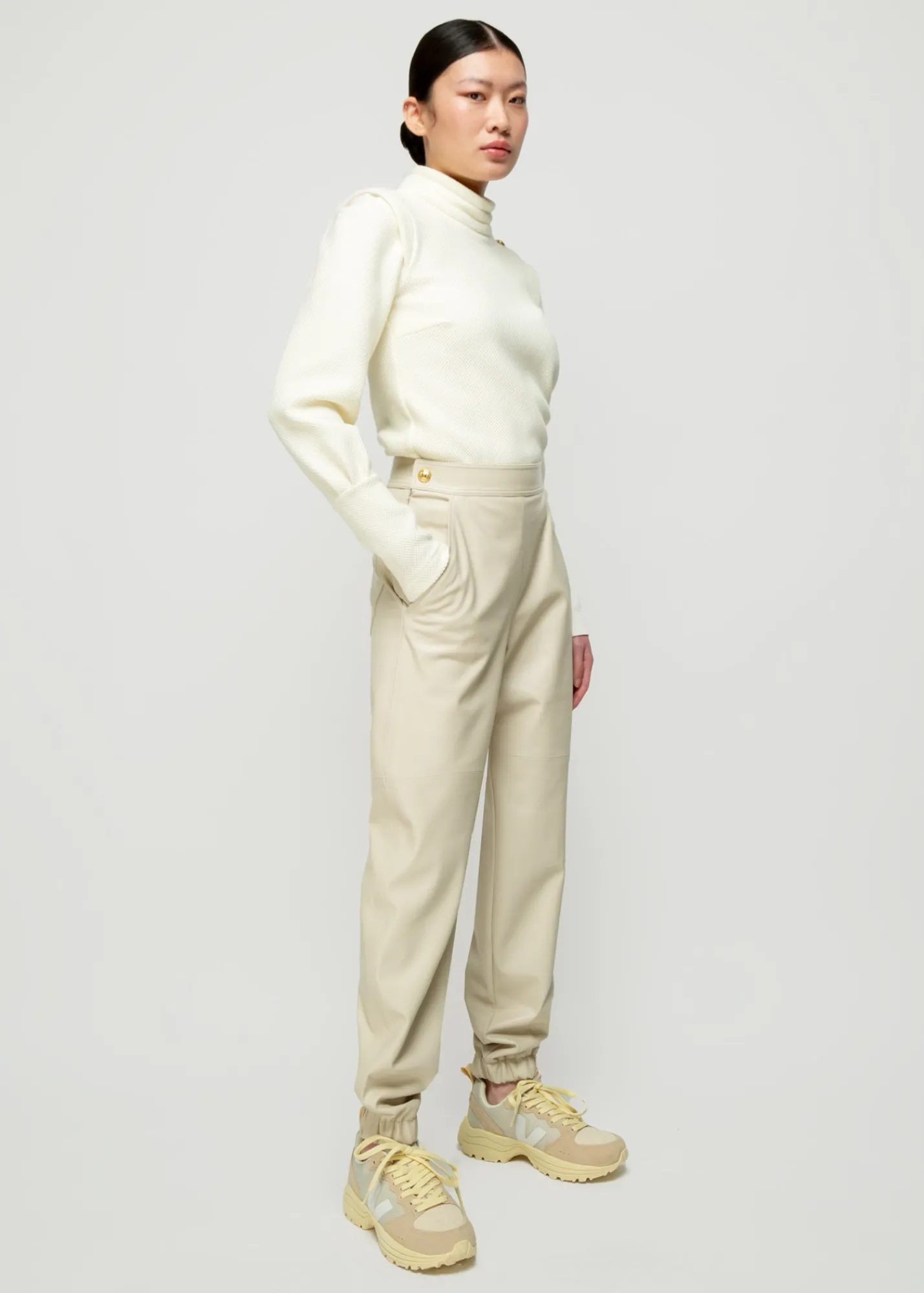 Vegan Leren Jogger*Vanilia Fashion