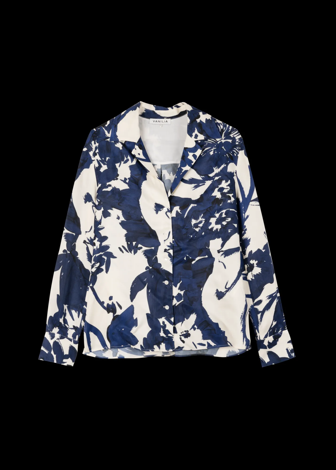 Viscose Blouse Met Bloemen*Vanilia Discount