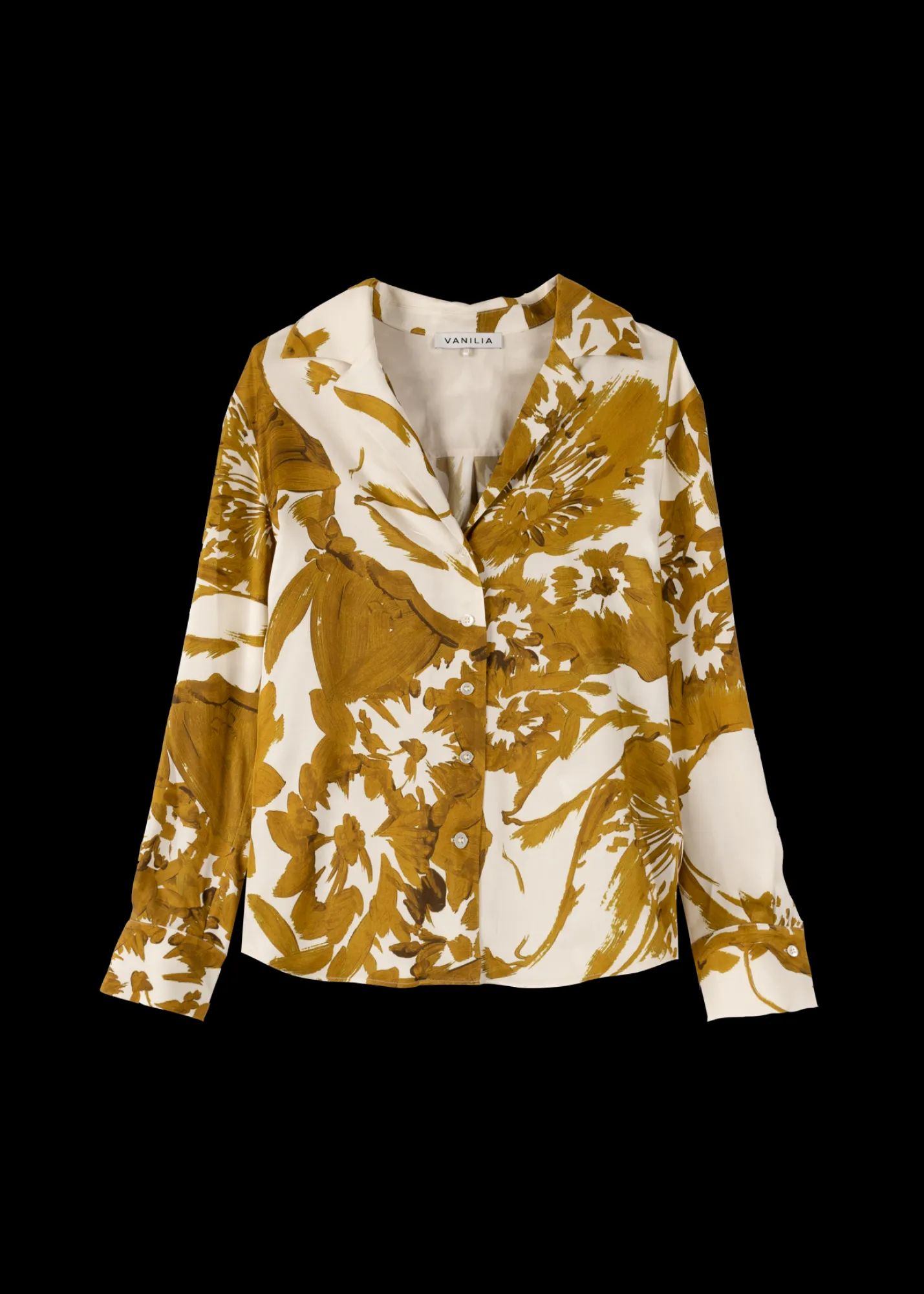 Viscose Blouse Met Bloemen*Vanilia Best