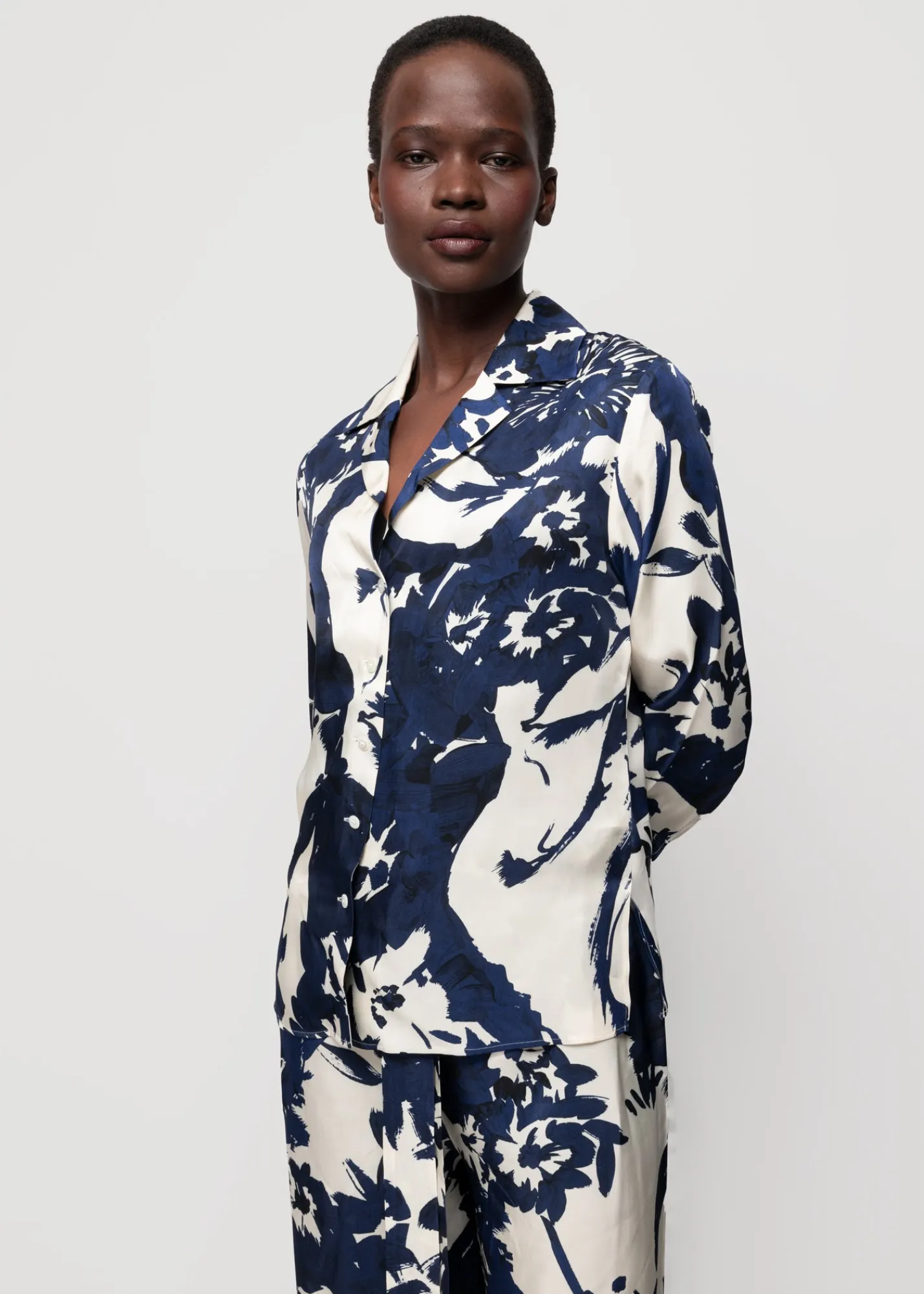 Viscose Blouse Met Bloemen*Vanilia Discount