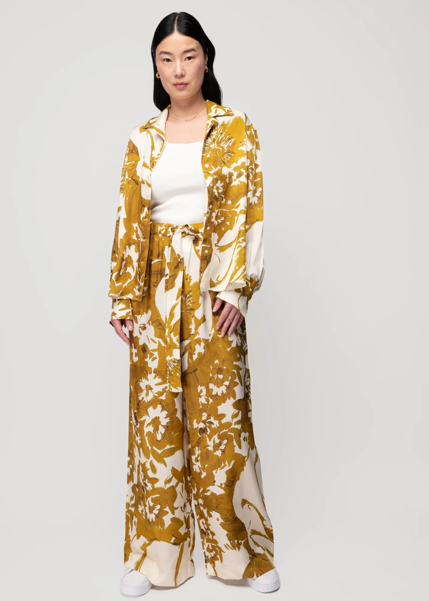 Viscose Blouse Met Bloemen*Vanilia Best