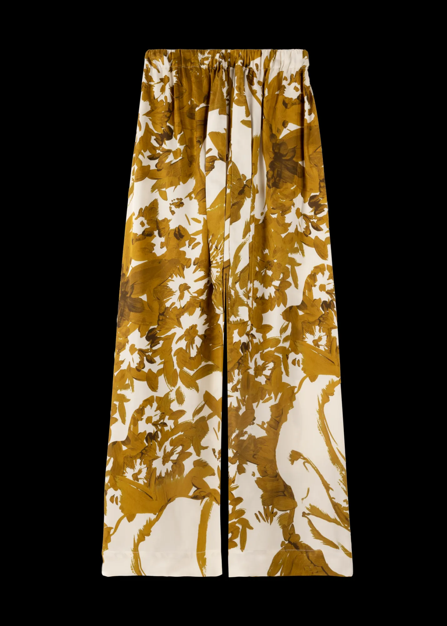 Viscose Broek Met Bloemen*Vanilia Cheap