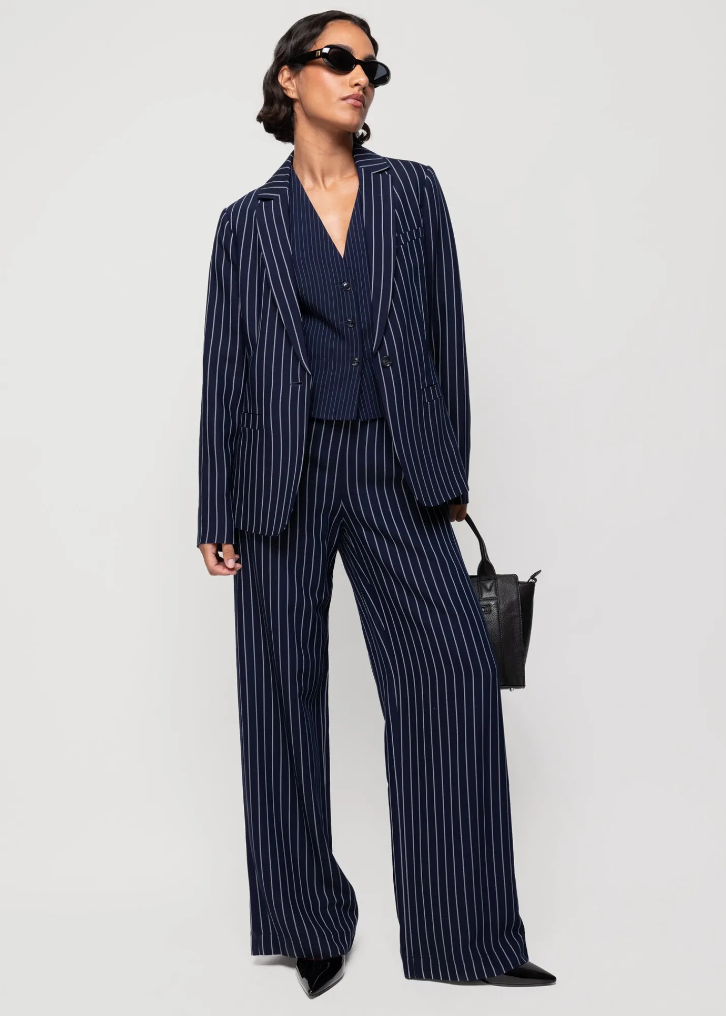 Viscose Colbert Pin Stripe*Vanilia Outlet
